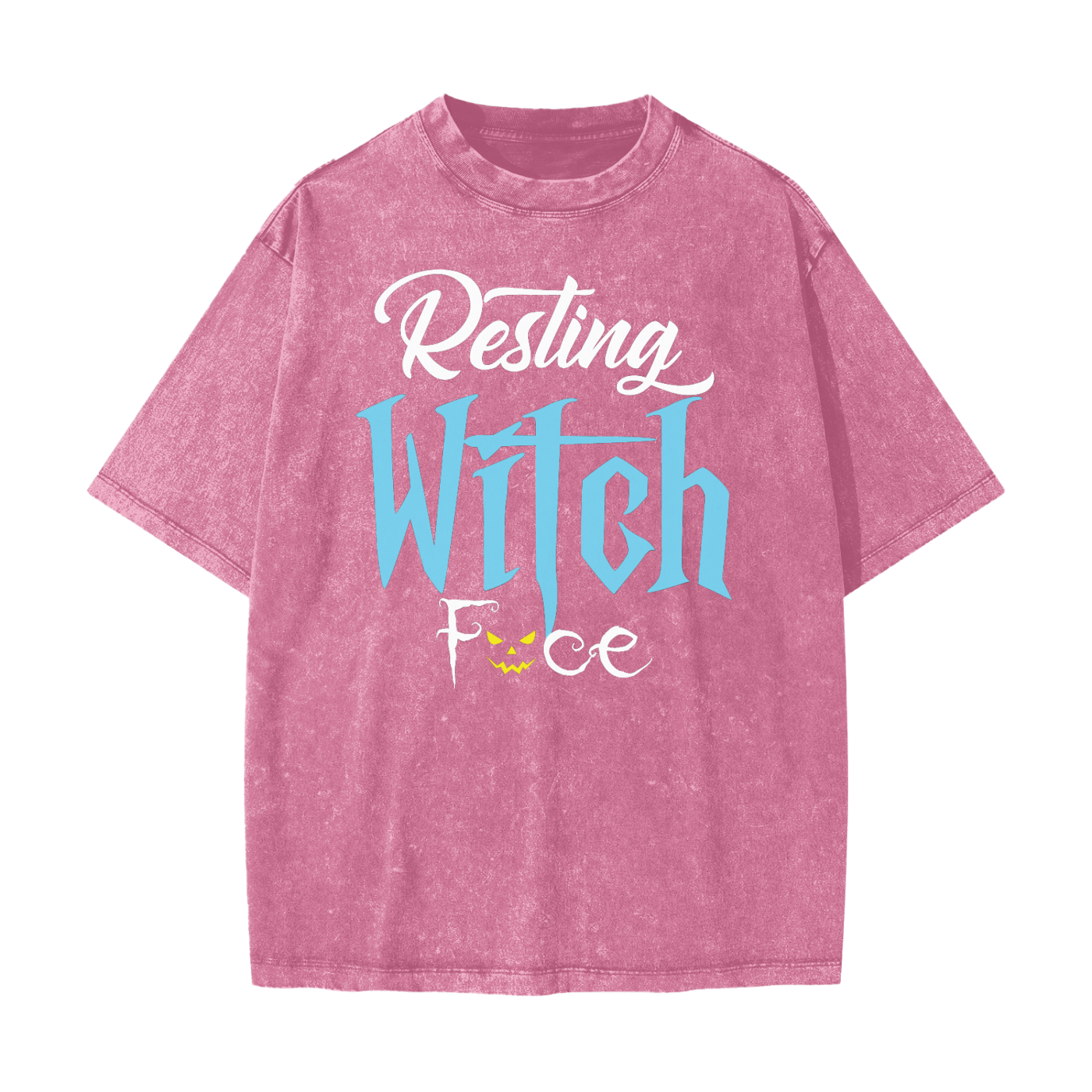 Resting Witch Face Heavyweight Snow Washed T-Shirt