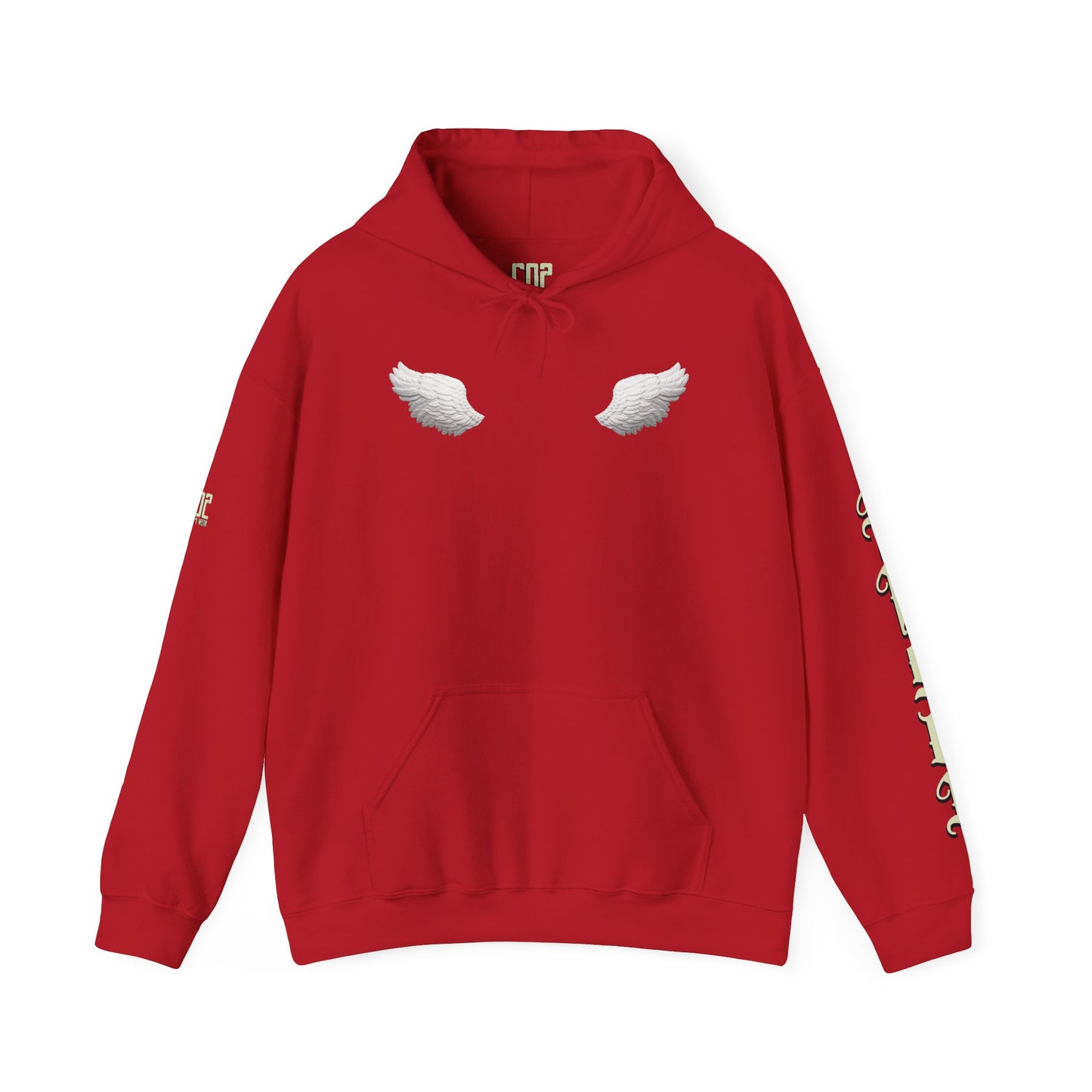 Angel & Bear Hoodie - Unisex Heavy Blend™ Sweatshirt, Cozy Gift for Friends, Cute Casual Wear, Perfect for Fall & Winter