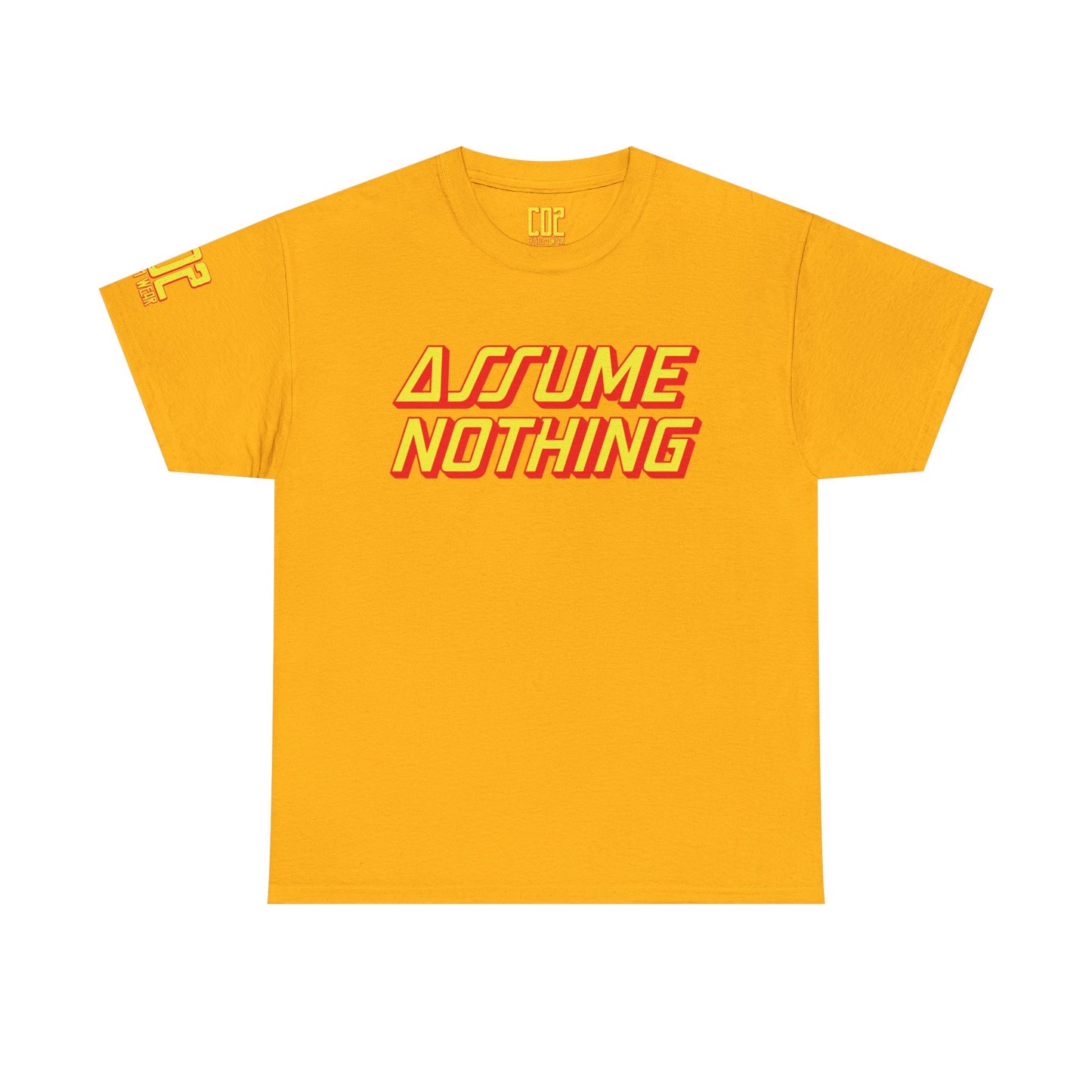 Assume Nothing Bold Statement Tee - Assume Nothing, Unisex Cotton T-Shirt, Casual Style, Gift Idea, Trendy Apparel, Streetwear Fashion, Everyday Wear