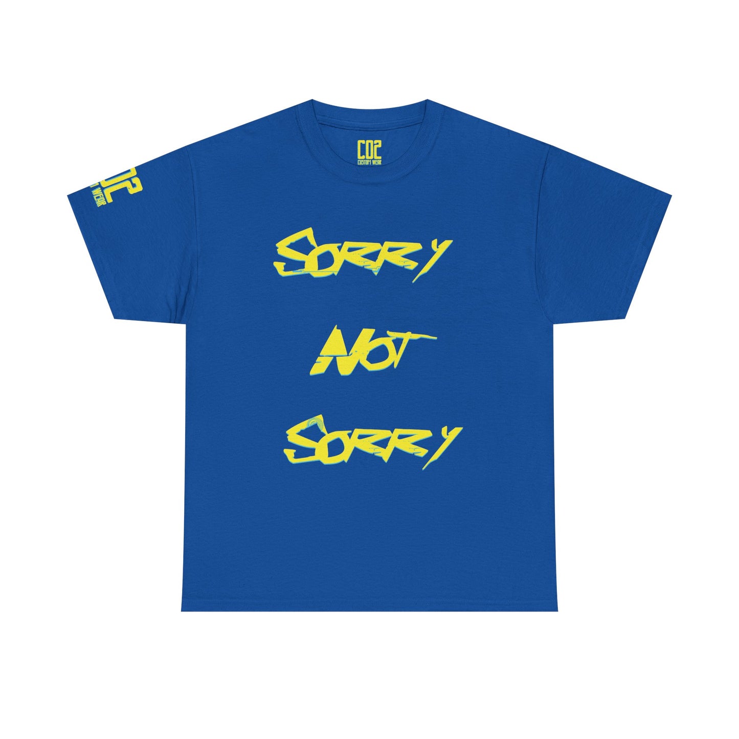 Sorry Not Sorry Shirt, Statement Graphic Tee, Casual Unisex Top, Trendy Streetwear, Gift for Him/Her, Everyday Wear