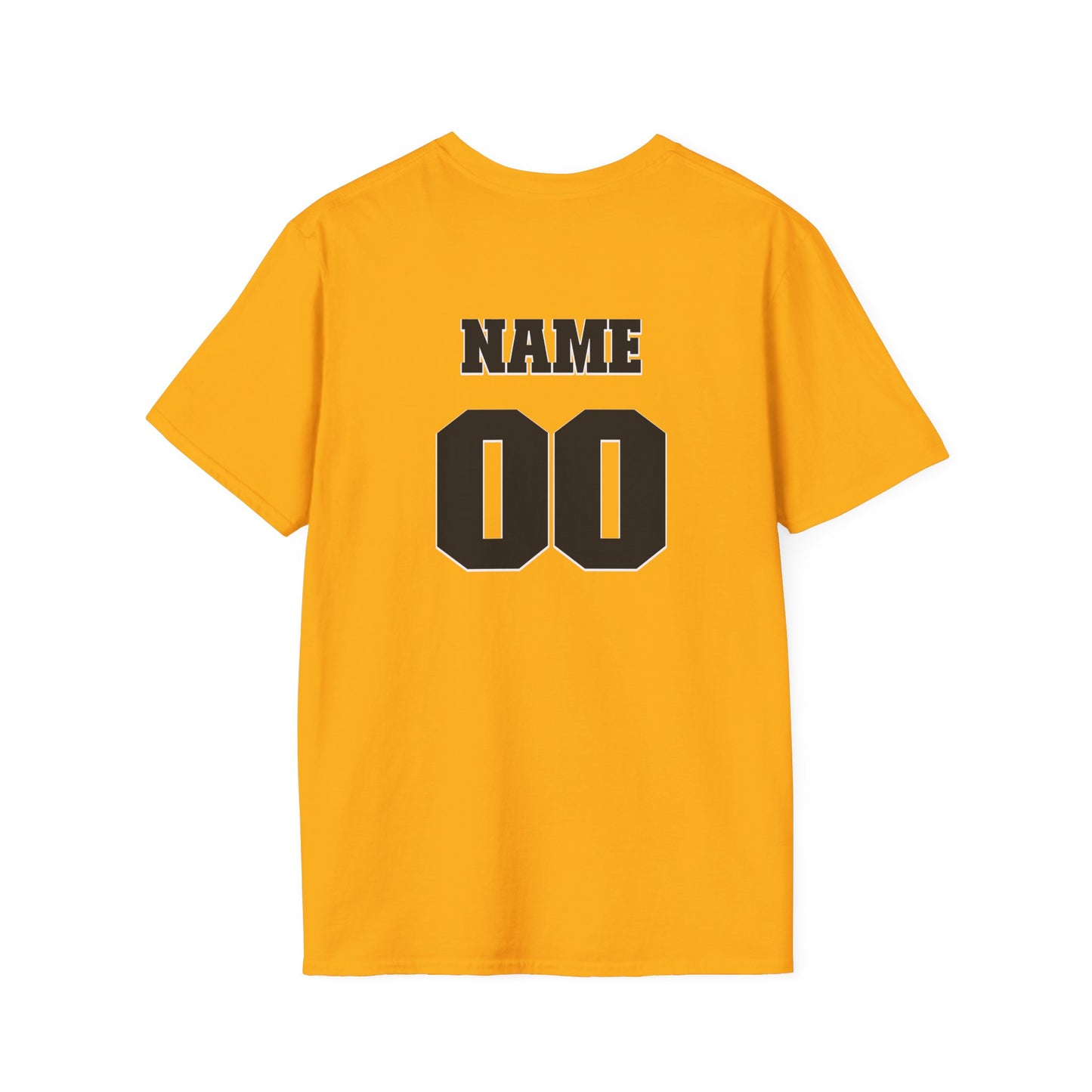 Football Mom Unisex Tee - Custom Team and Number Shirt with Name and Number for Athletes by request