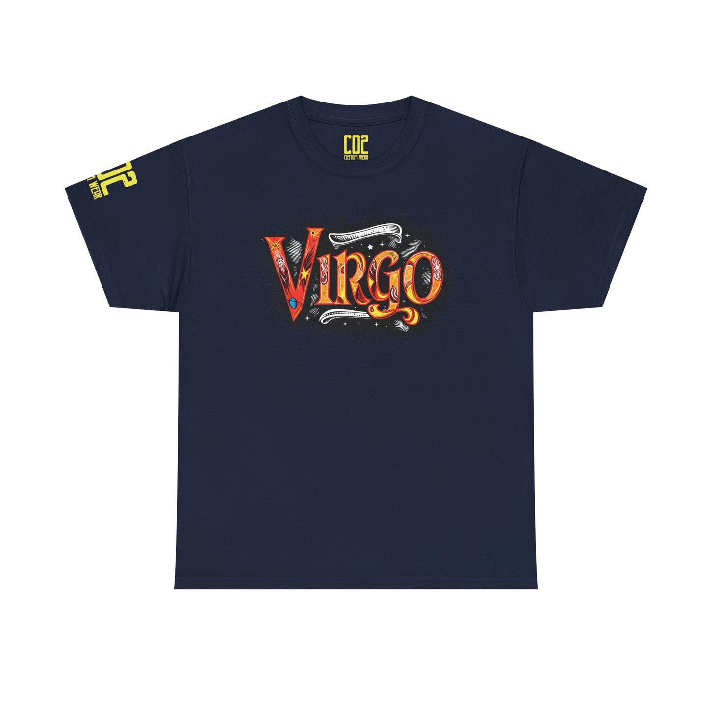 Virgo Zodiac Unisex Heavy Cotton Tee | Astrology Shirt, Horoscope Gift, Birthday Tee, Celestial Wear, Virgo Apparel