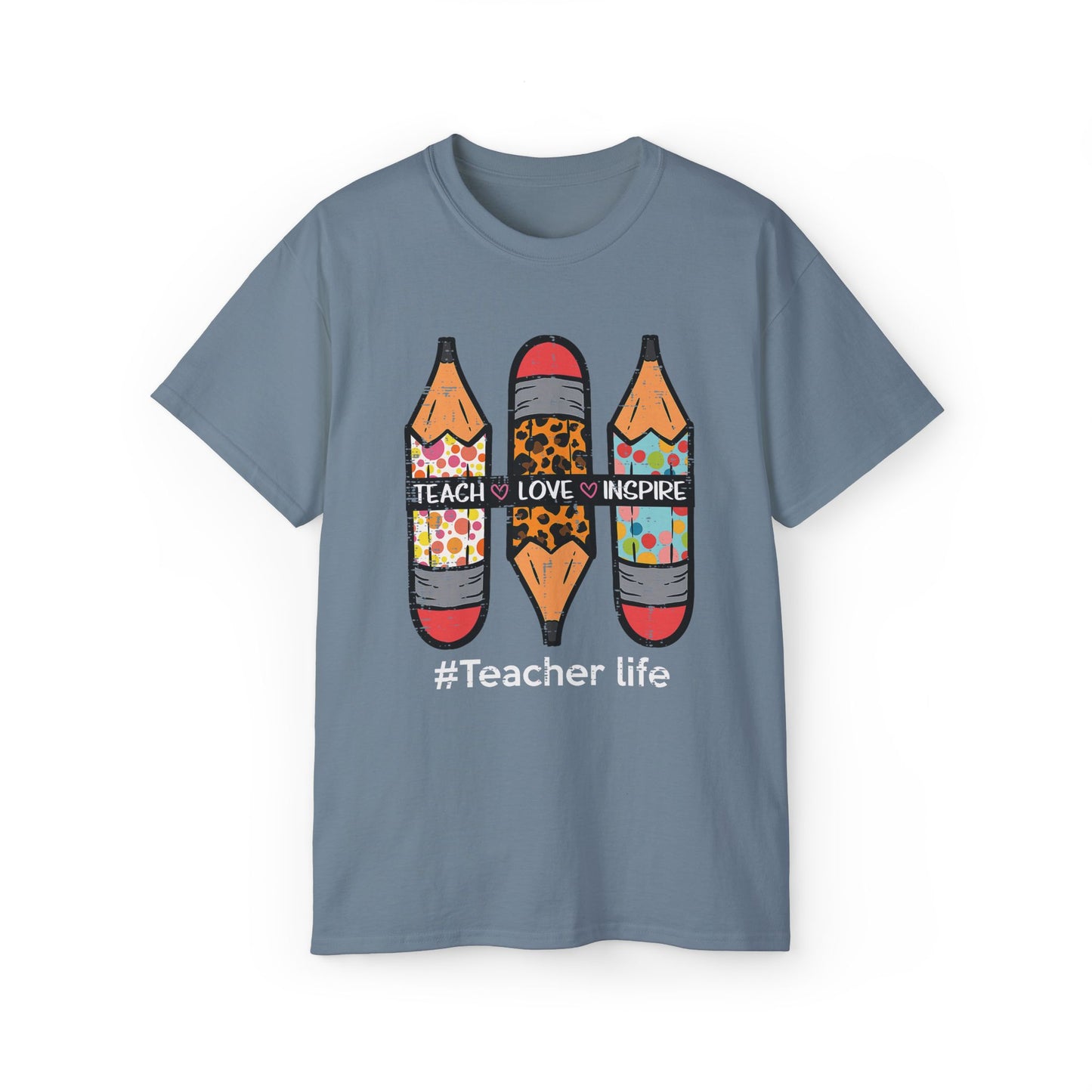 Teacher Life Unisex Ultra Cotton Tee, Back to School T-Shirt, School Shirt, Graphic Tee, Fun Daily Wear, Gift for teachers