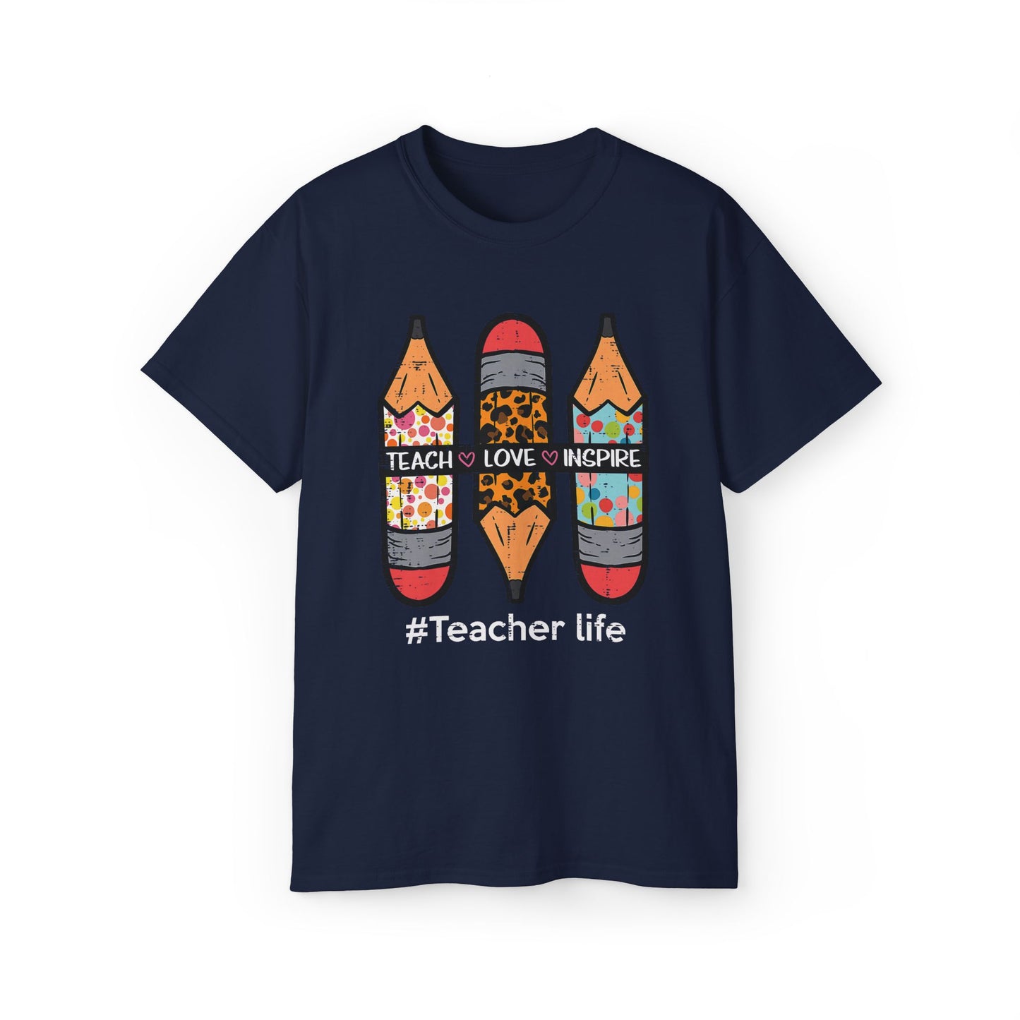 Teacher Life Unisex Ultra Cotton Tee, Back to School T-Shirt, School Shirt, Graphic Tee, Fun Daily Wear, Gift for teachers