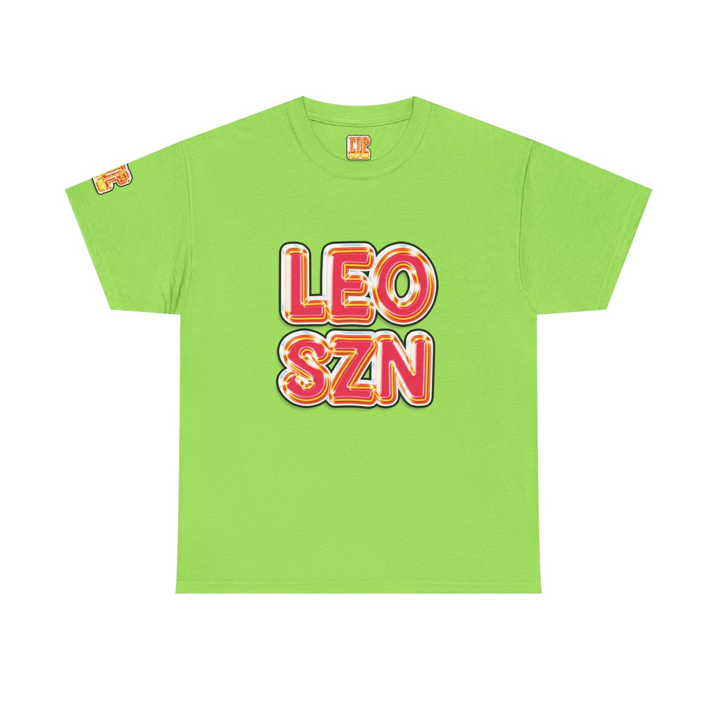 LEO SZN Unisex Heavy Cotton Tee, Zodiac Shirt, Astrology Gift, Birthday Apparel, Casual Wear, Summer Fashion, Trendy Style, Leo Season