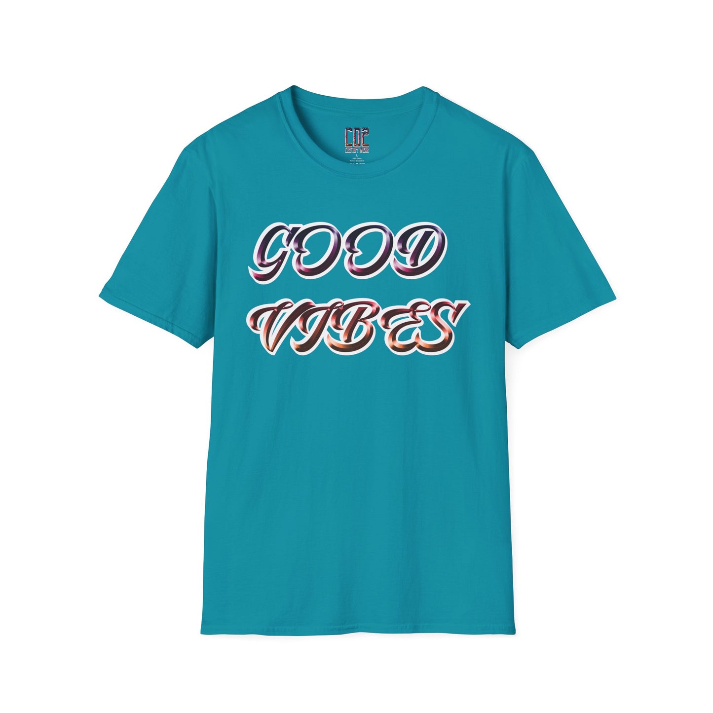Good Vibes Unisex T-Shirt | Softstyle Tee for Casual Days, Vacation Wear, Gift, Fun Summer Style