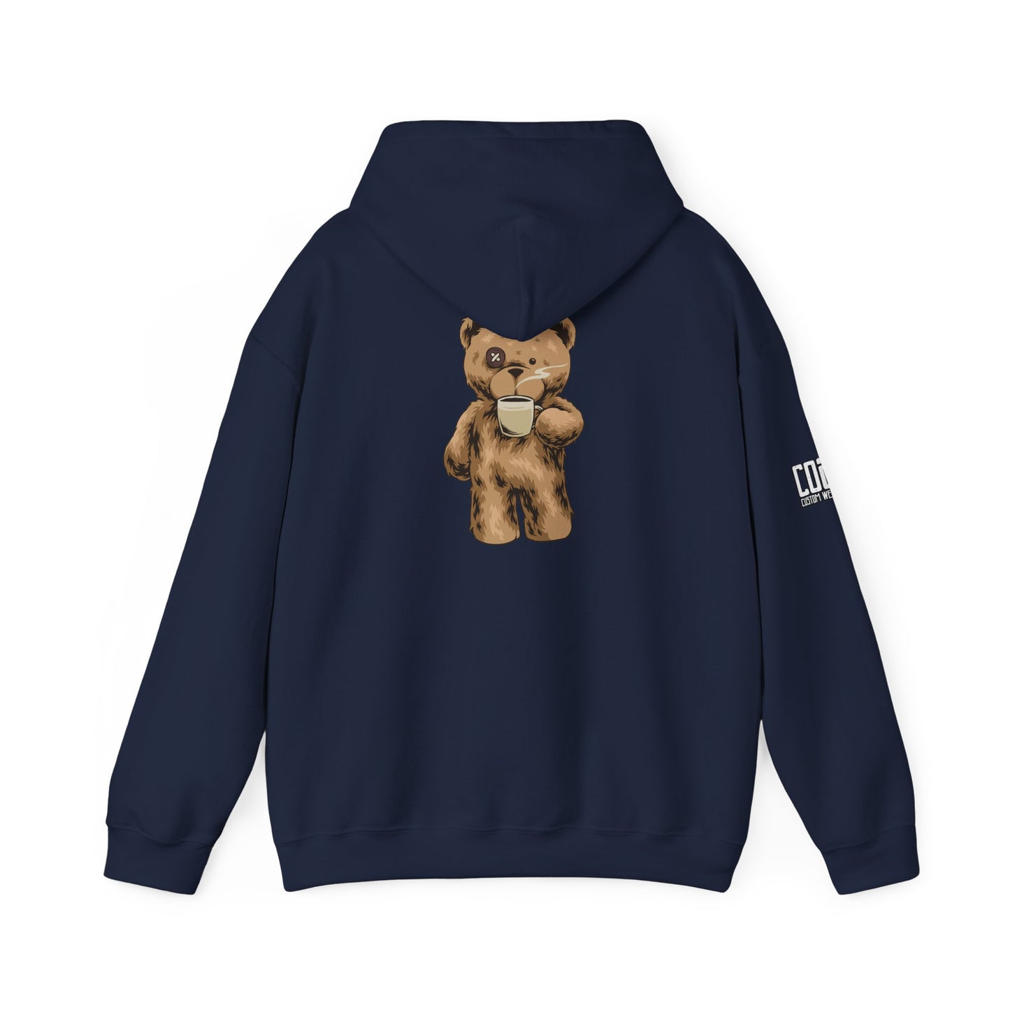 I Need A Huge Coffee Hoodie Sweatshirt, Gift for Friends, Cute Bear Design, Winter Wardrobe Staple, Snuggle Up Wear