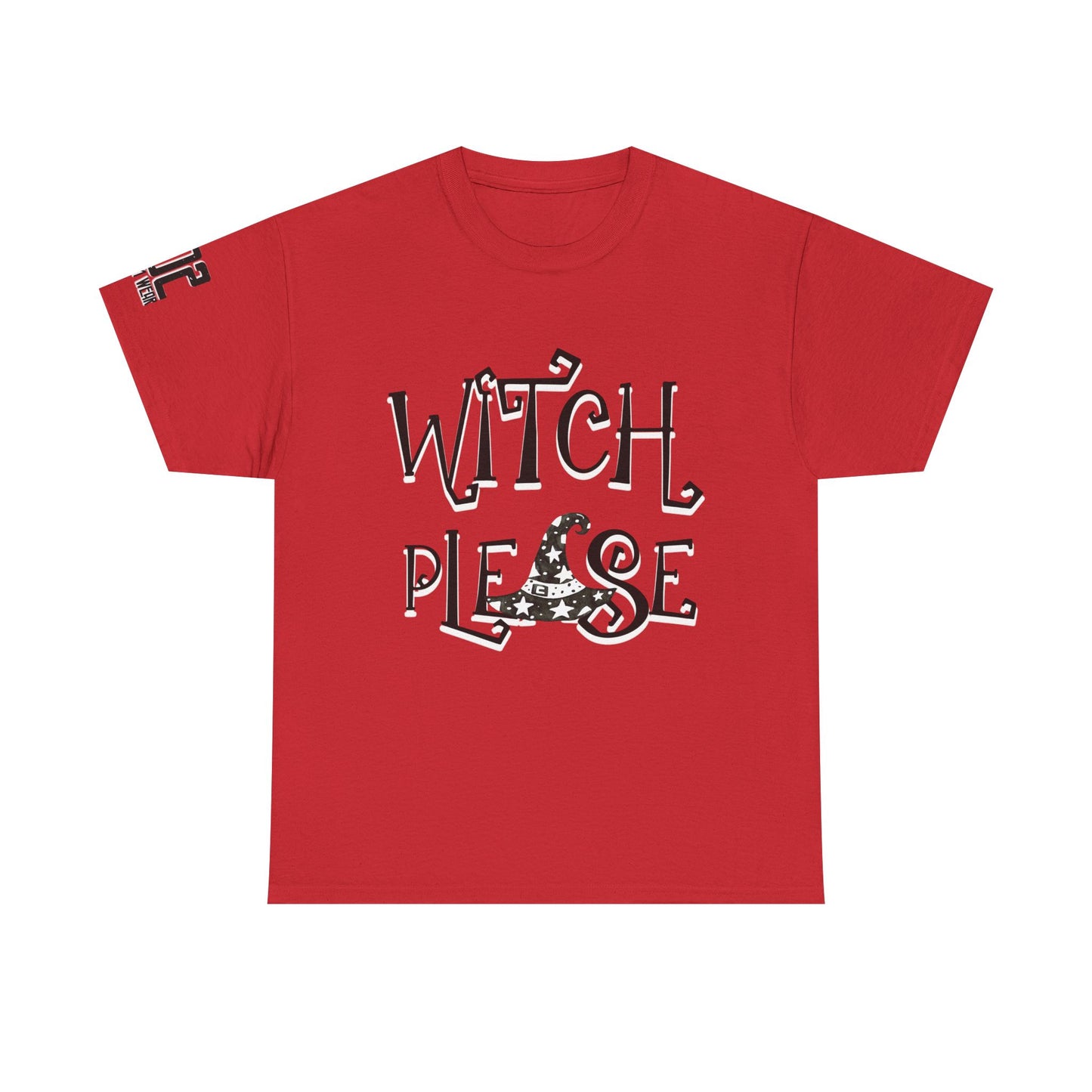 Witch Please Unisex Heavy Cotton Tee | Halloween Shirt, Funny Tee, Witchy Apparel, Gift for Her, Casual Wear