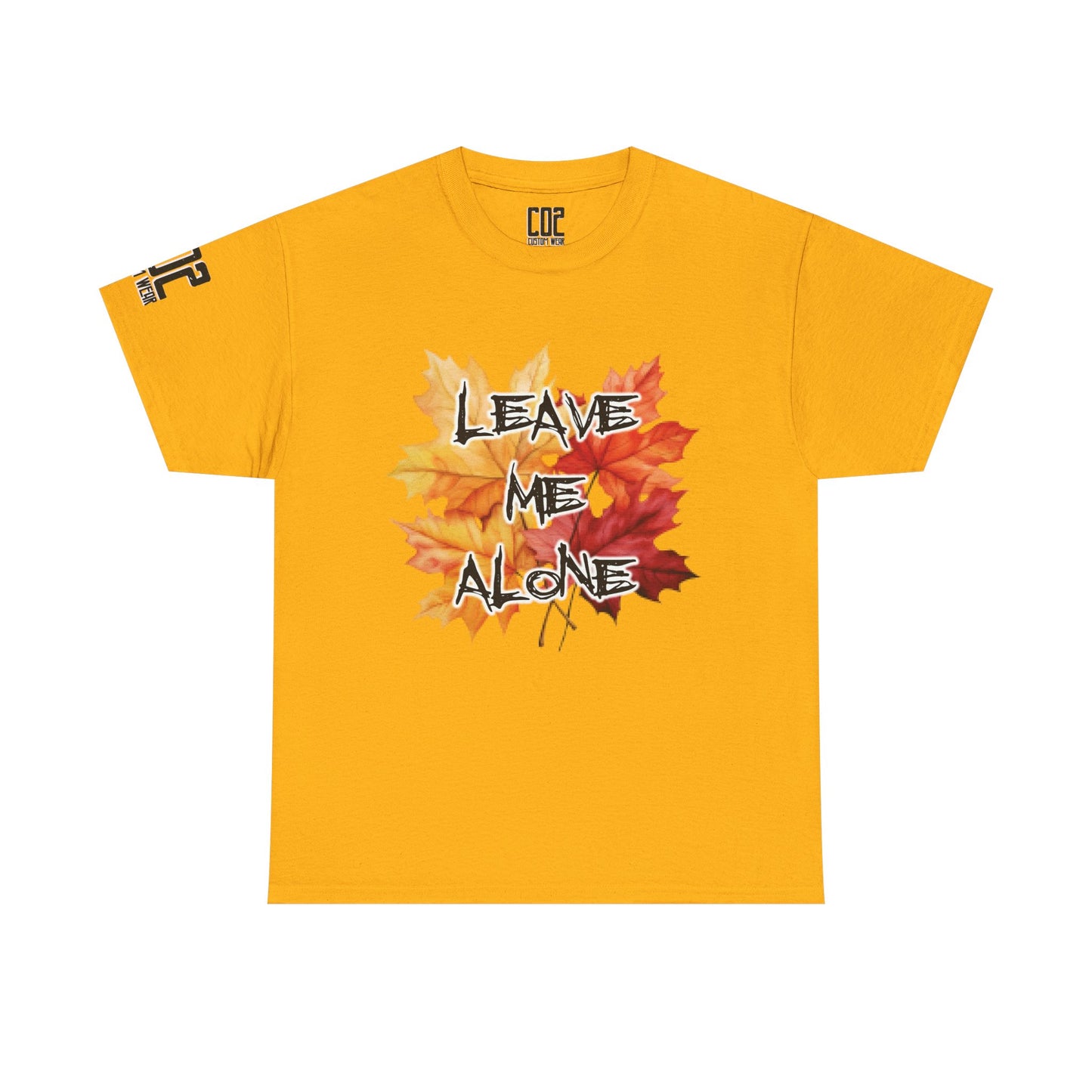 Leave Me Alone Unisex Cotton Shirt, Autumn Vibes Tee - Leave Me Alone Unisex Cotton Shirt, Casual Fall Wear, Gift for Introverts, Halloween Style, Cozy Shirt