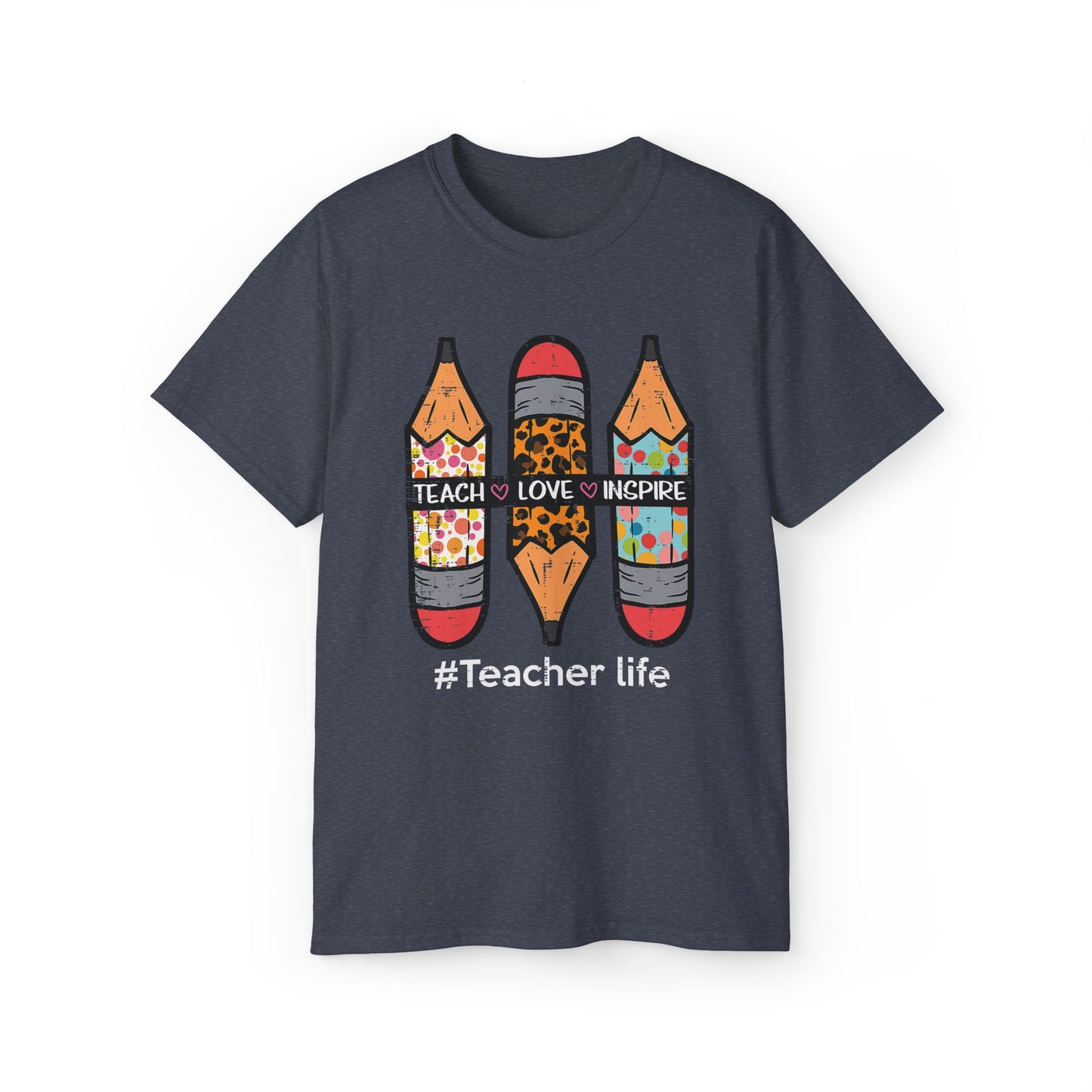 Teacher Life Unisex Ultra Cotton Tee, Back to School T-Shirt, School Shirt, Graphic Tee, Fun Daily Wear, Gift for teachers