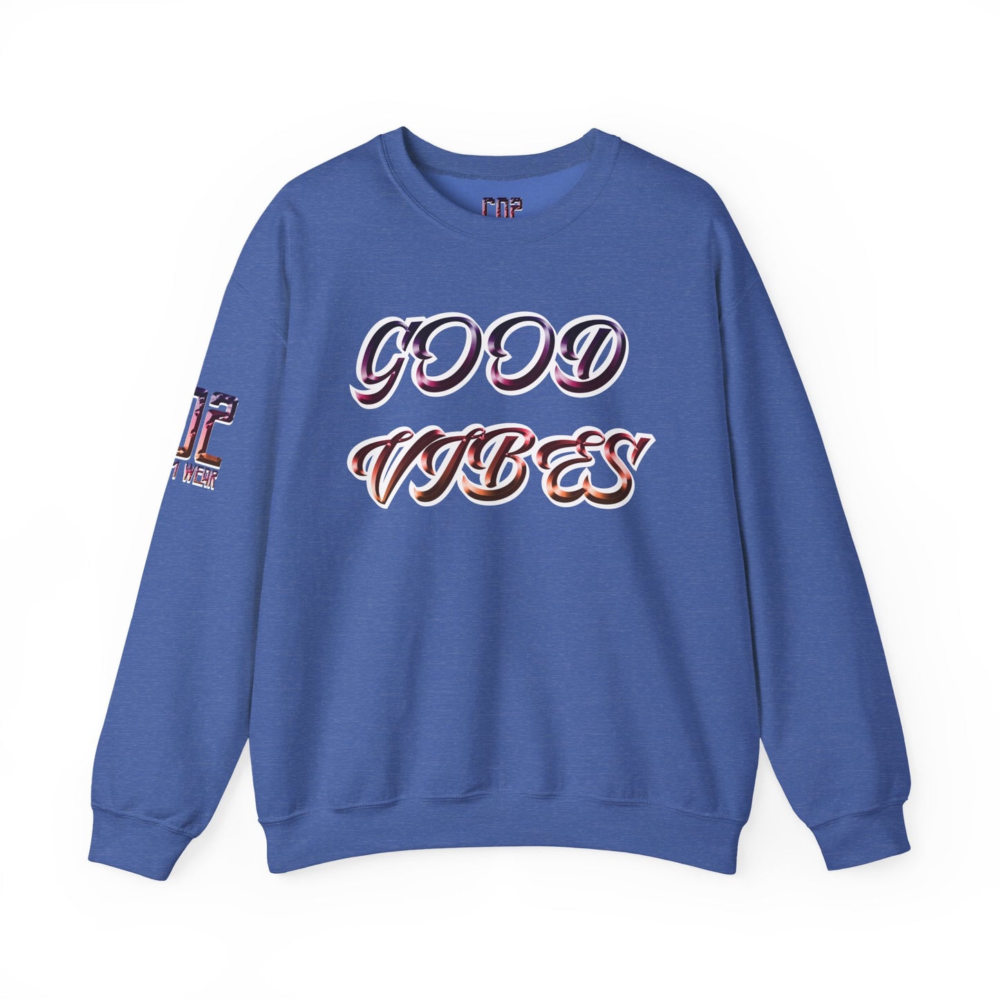 Good Vibes Unisex Sweatshirt, Cozy Crewneck for Relaxing, Gift for Friends, Unisex Fashion, Perfect for Celebrations