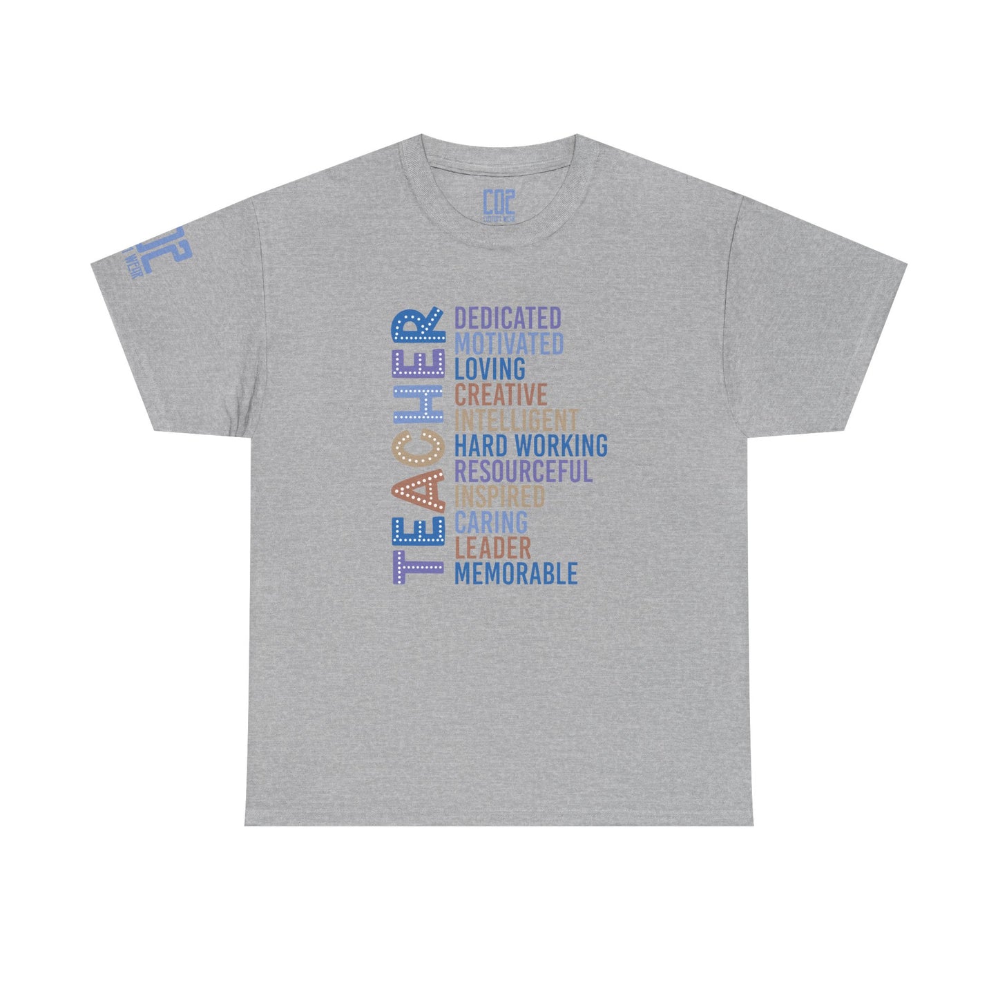 Teacher Appreciation Unisex Heavy Cotton Tee, Gift for Educators, Motivational Shirt, End of Year Gift, Classroom Apparel