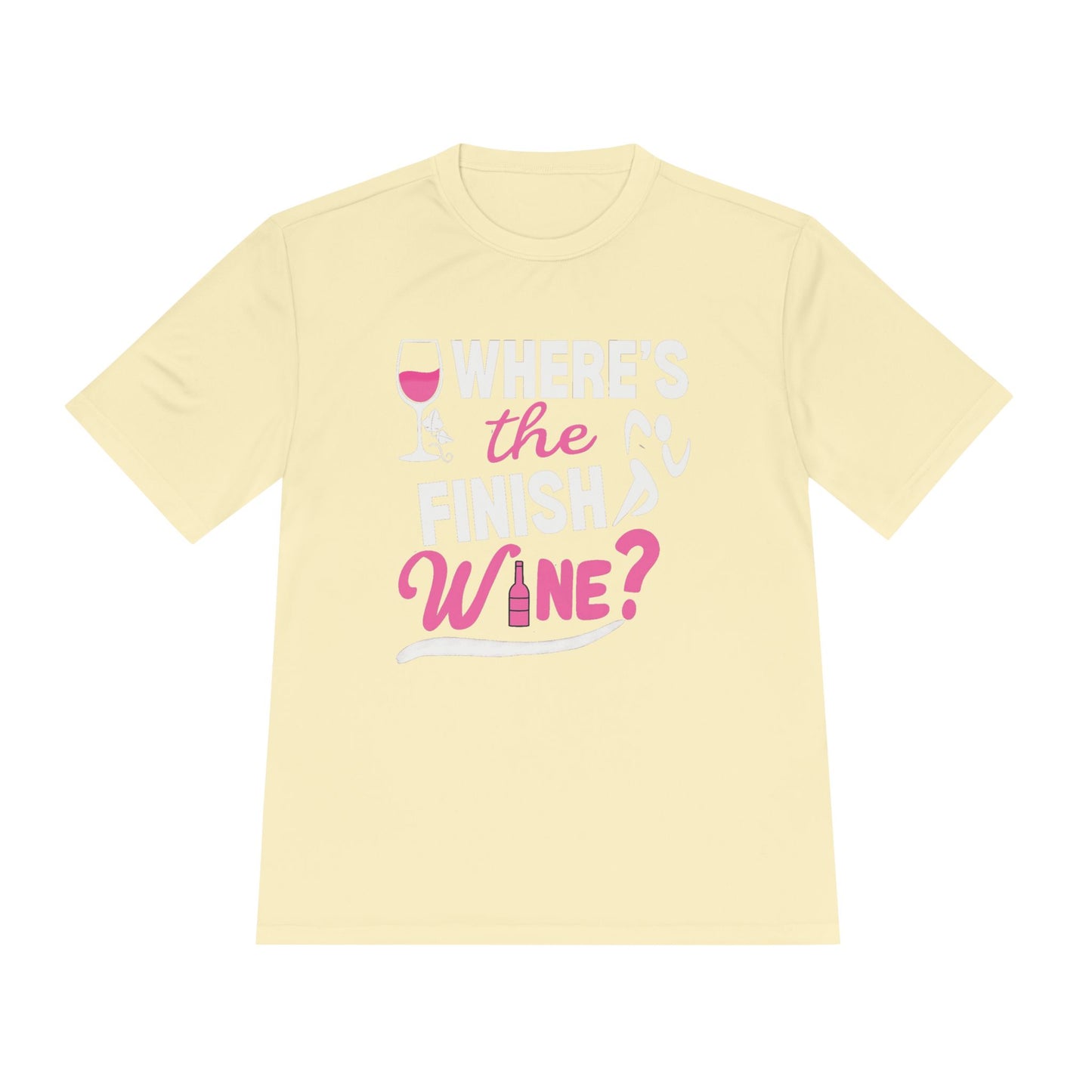 Wine-Themed Unisex Moisture Wicking Tee for Wine Lovers, Gift for Birthdays, Parties, Outdoor Events, Fun Wine Apparel