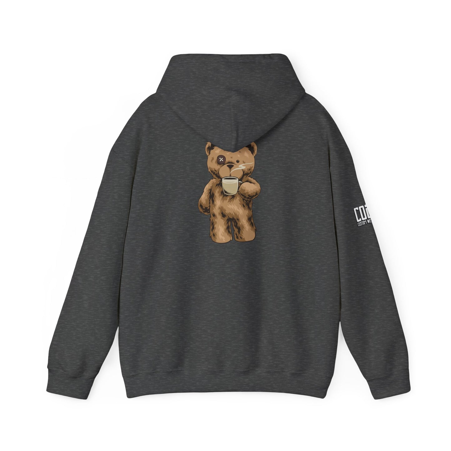 I Need A Huge Coffee Hoodie Sweatshirt, Gift for Friends, Cute Bear Design, Winter Wardrobe Staple, Snuggle Up Wear