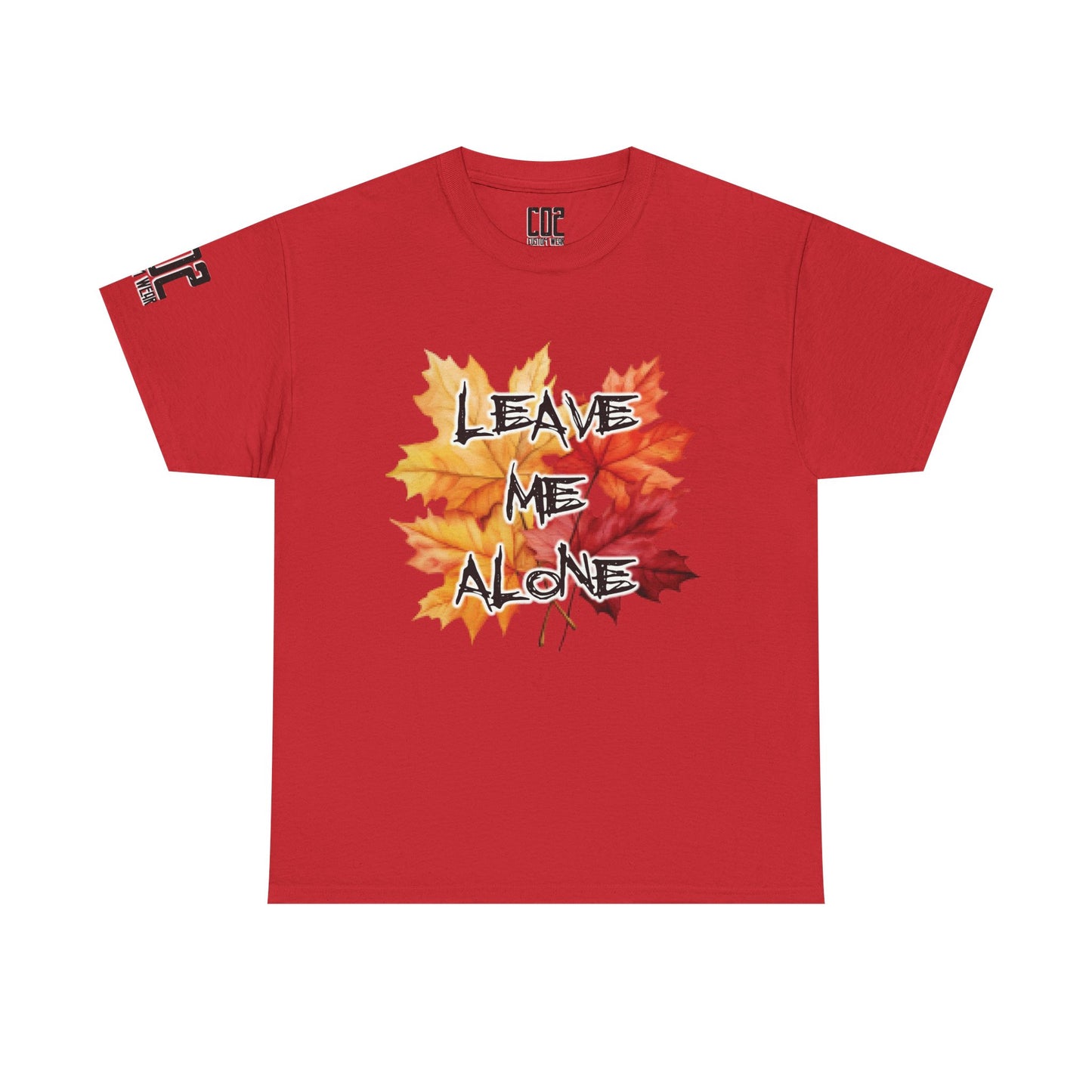 Leave Me Alone Unisex Cotton Shirt, Autumn Vibes Tee - Leave Me Alone Unisex Cotton Shirt, Casual Fall Wear, Gift for Introverts, Halloween Style, Cozy Shirt