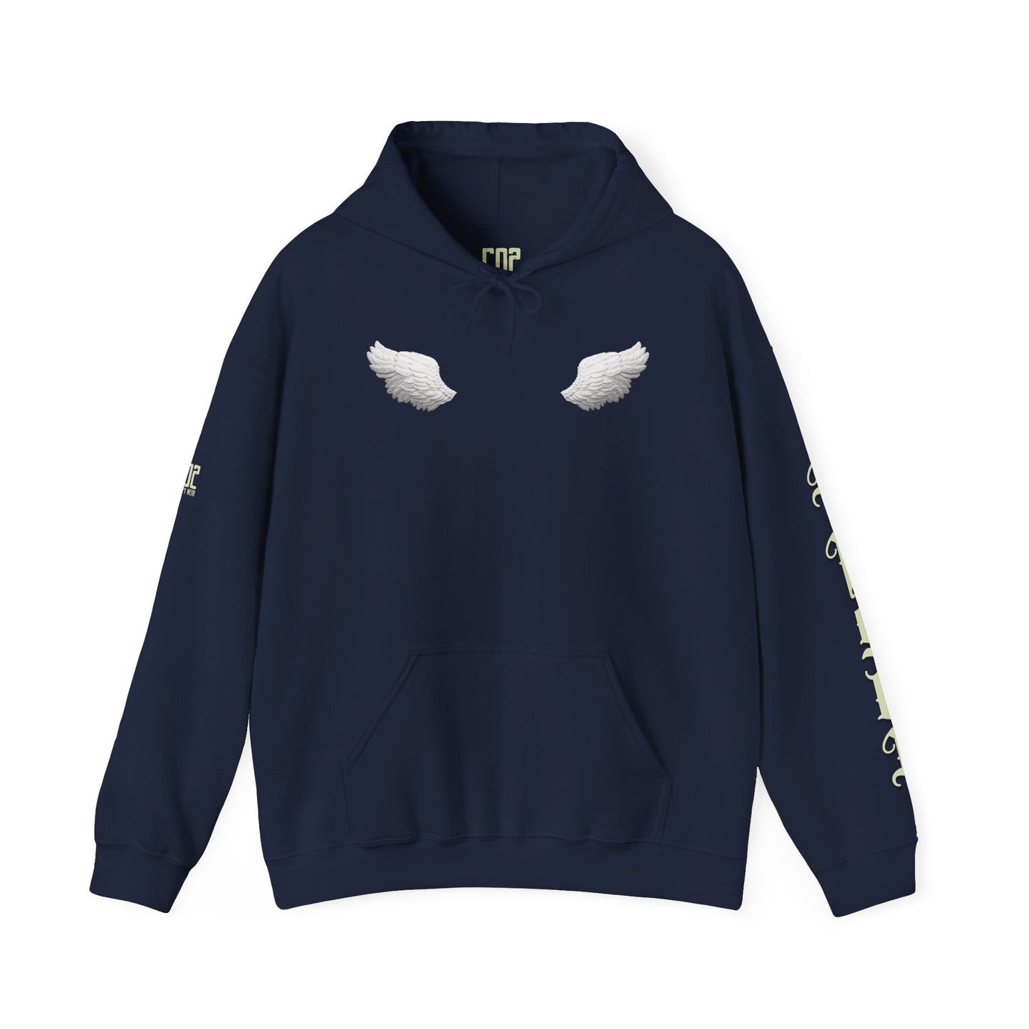 Angel & Bear Hoodie - Unisex Heavy Blend™ Sweatshirt, Cozy Gift for Friends, Cute Casual Wear, Perfect for Fall & Winter
