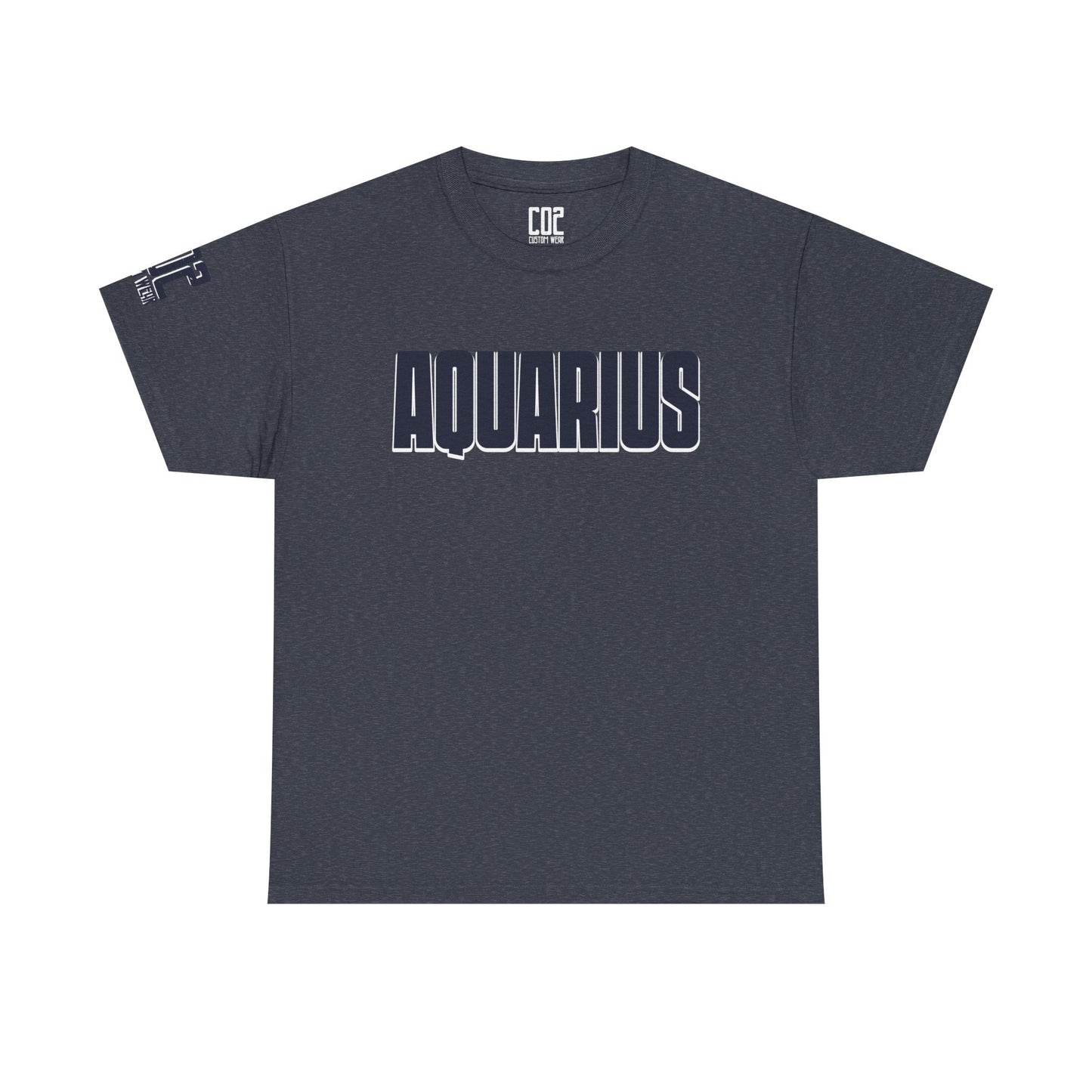 Aquarius Unisex Heavy Cotton Tee, Astrology Shirt, Zodiac Gift, Horoscope Apparel, Birthday Present, Astrology Lovers Tee