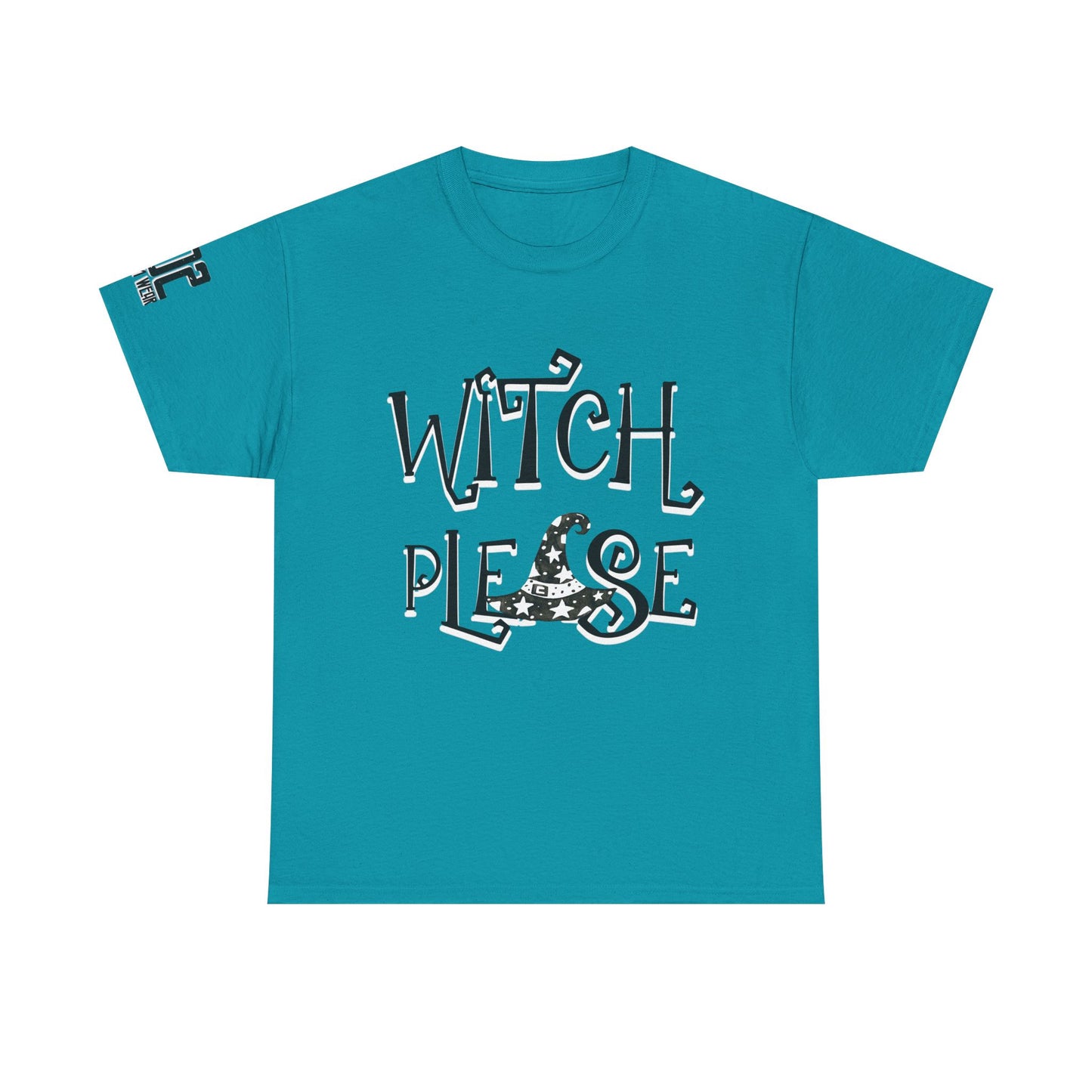 Witch Please Unisex Heavy Cotton Tee | Halloween Shirt, Funny Tee, Witchy Apparel, Gift for Her, Casual Wear