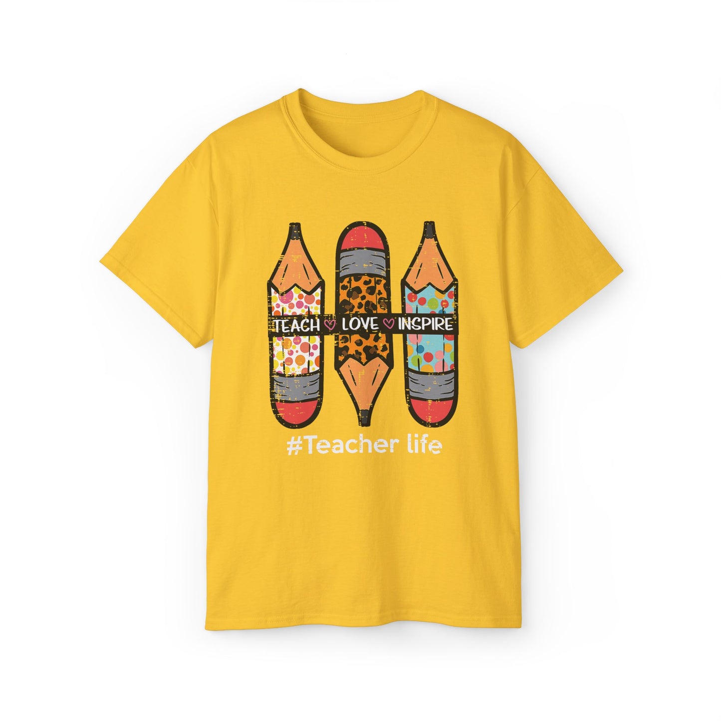 Teacher Life Unisex Ultra Cotton Tee, Back to School T-Shirt, School Shirt, Graphic Tee, Fun Daily Wear, Gift for teachers
