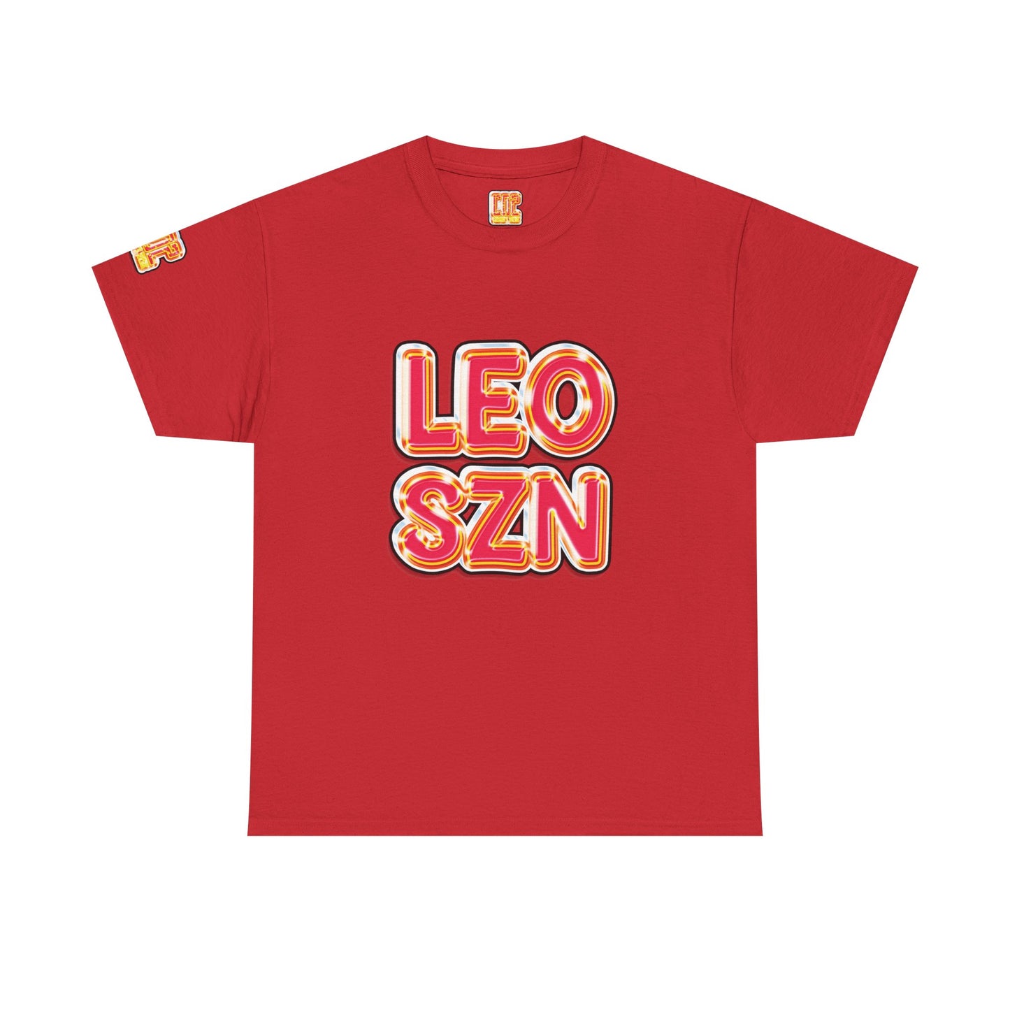 LEO SZN Unisex Heavy Cotton Tee, Zodiac Shirt, Astrology Gift, Birthday Apparel, Casual Wear, Summer Fashion, Trendy Style, Leo Season