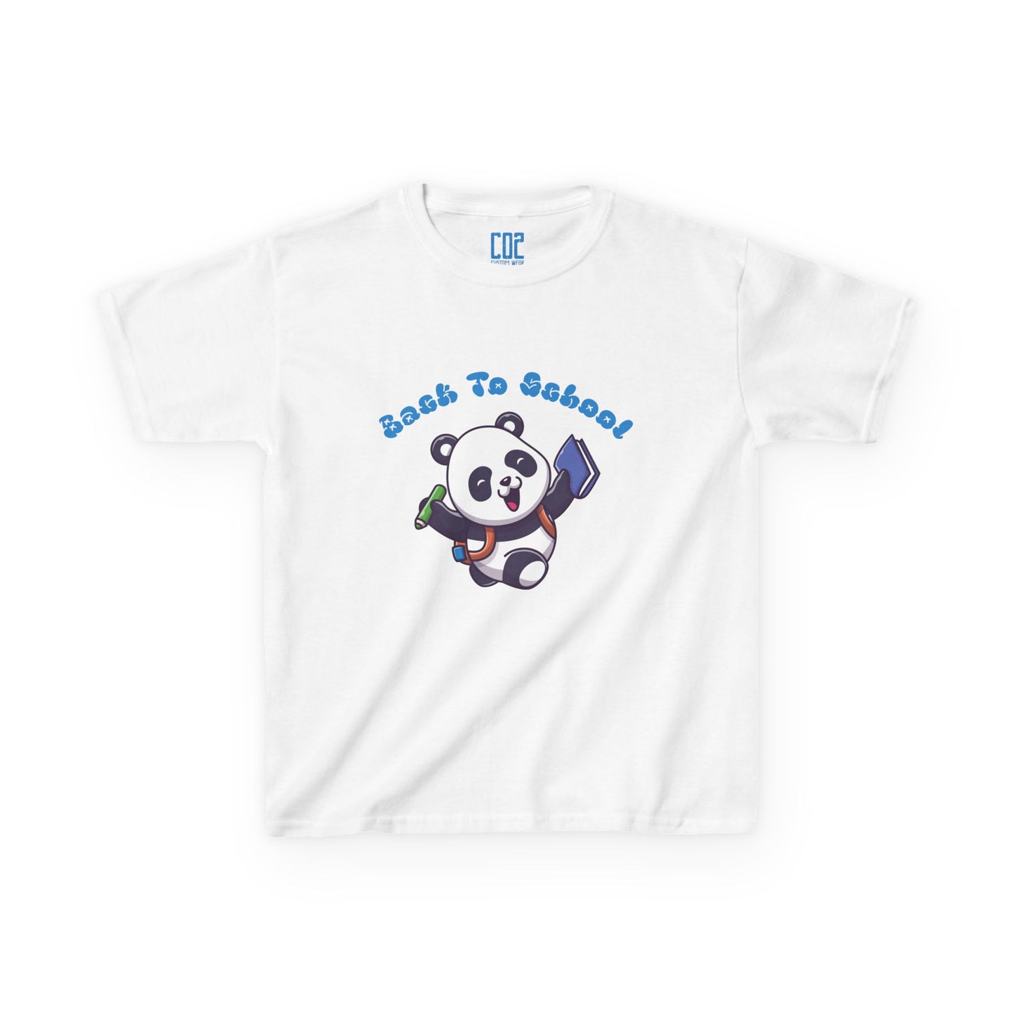 Cute Kids' Panda Tee, Back to School Shirt, Fun Cotton T-Shirt, Children's Apparel, Cute Panda Kids' Clothes, Gift for Kids