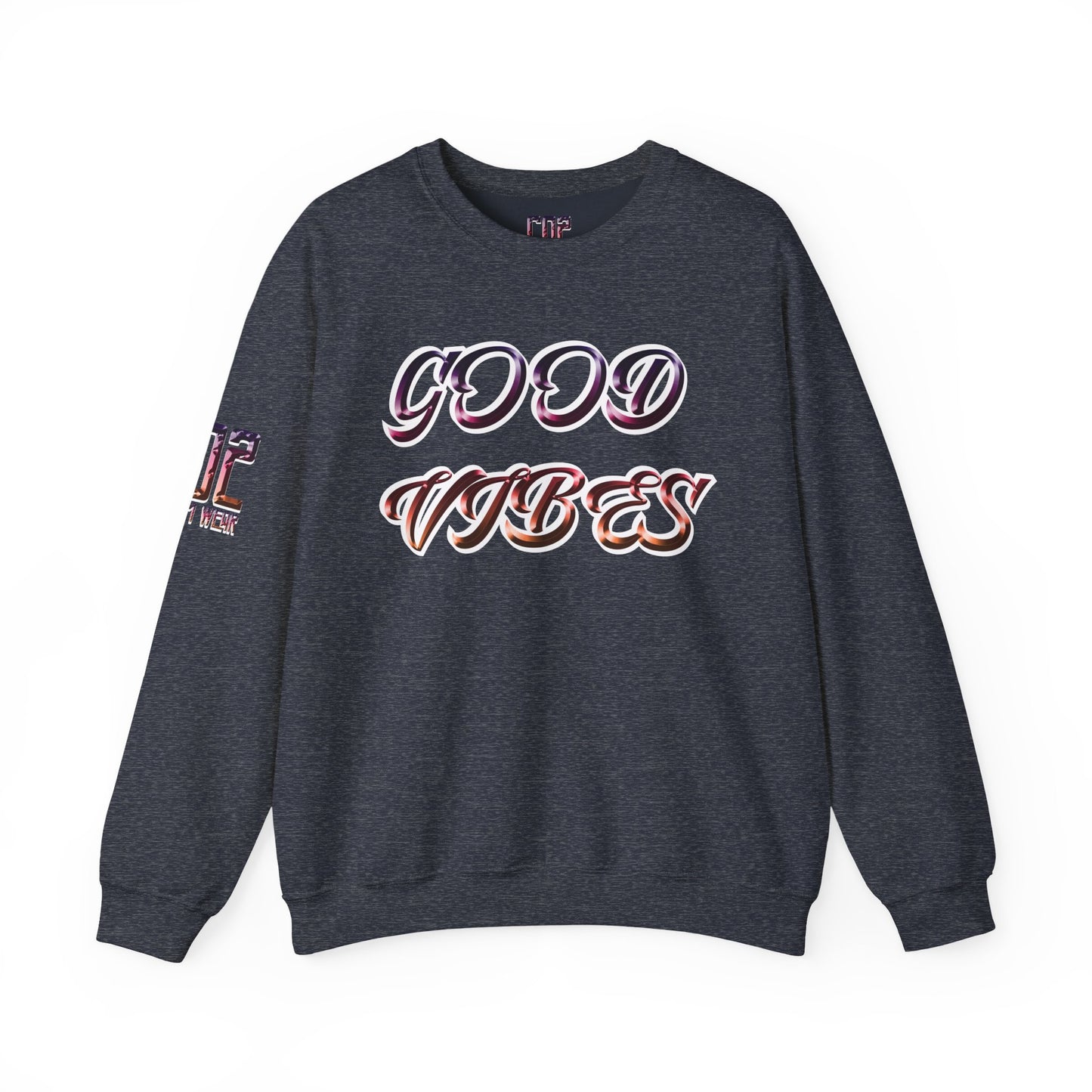 Good Vibes Unisex Sweatshirt, Cozy Crewneck for Relaxing, Gift for Friends, Unisex Fashion, Perfect for Celebrations