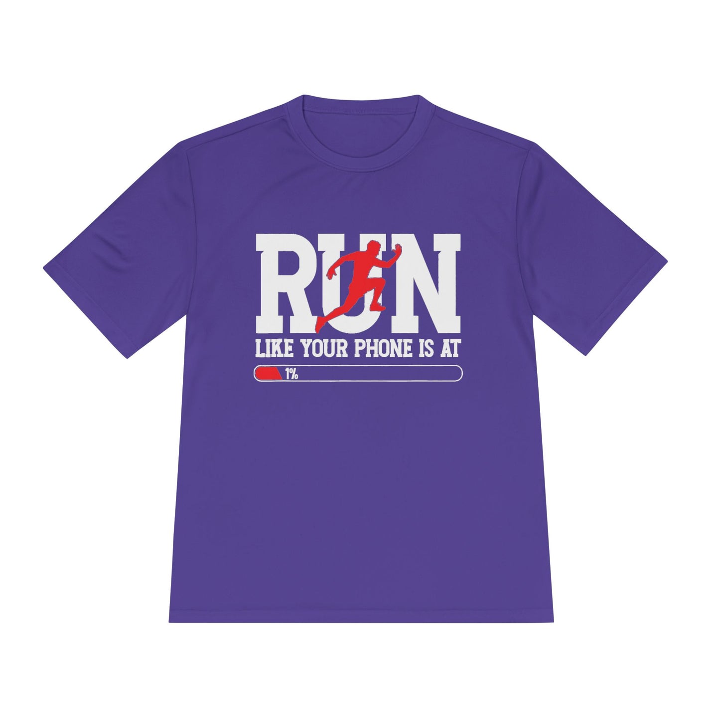 Running Humor Tee - Unisex Moisture Wicking T-Shirt for Fitness Lovers, Gift for Runners, Workout Shirt, Casual Wear, Running Gift