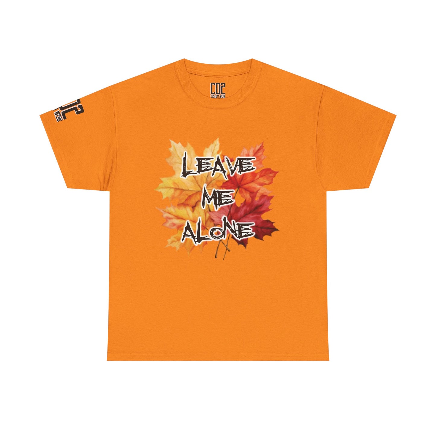 Leave Me Alone Unisex Cotton Shirt, Autumn Vibes Tee - Leave Me Alone Unisex Cotton Shirt, Casual Fall Wear, Gift for Introverts, Halloween Style, Cozy Shirt