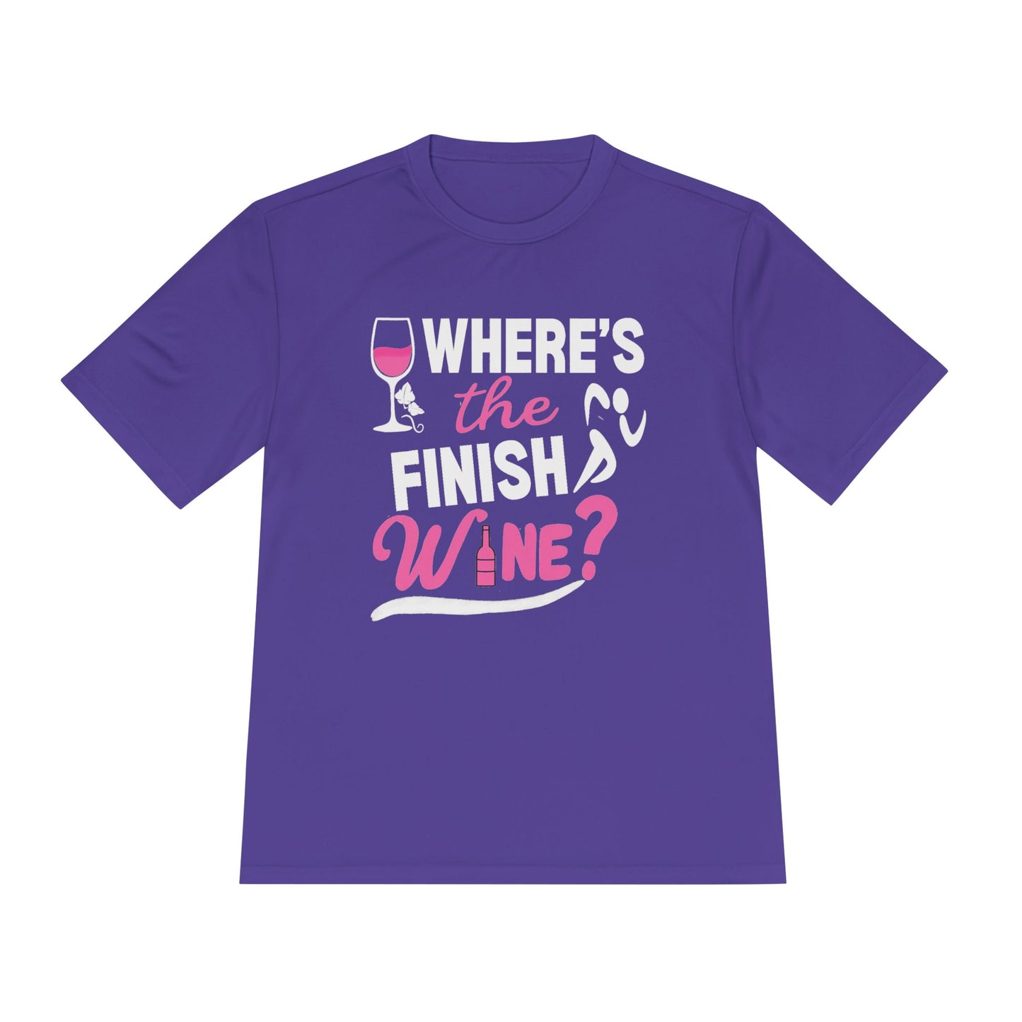 Wine-Themed Unisex Moisture Wicking Tee for Wine Lovers, Gift for Birthdays, Parties, Outdoor Events, Fun Wine Apparel
