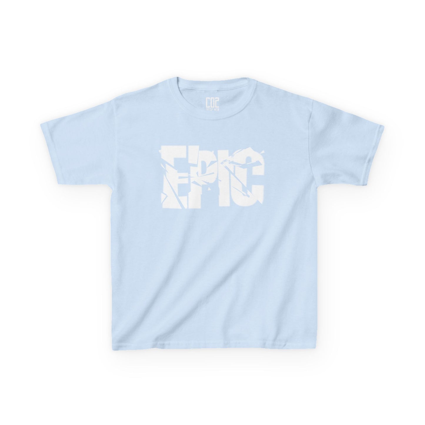 Epic Kids Heavy Cotton Tee - Cool Graphic T-Shirt for Boys and Girls, Perfect for Birthday Gifts, Casual Wear, Back to School