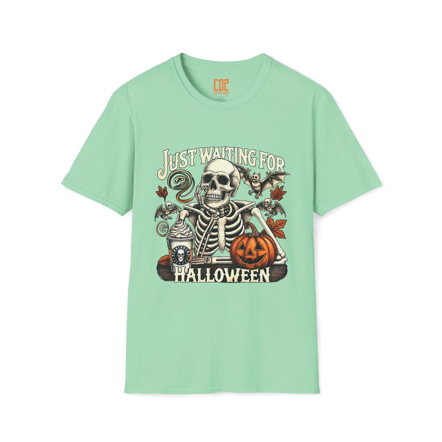 Halloween Skeleton Unisex T-Shirt, Spooky Graphic Tee, Fall Fashion, Halloween Costume Tee, Trick or Treat Shirt, Halloween Gift