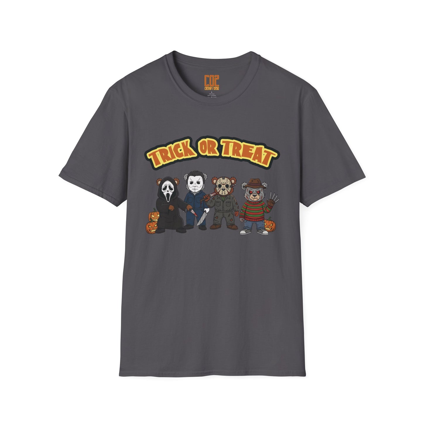 Halloween Horror Movie CO2 Bears T-Shirt, Trick or Treat Shirt, Graphic Tee, Unisex Shirt, Spooky Fashion