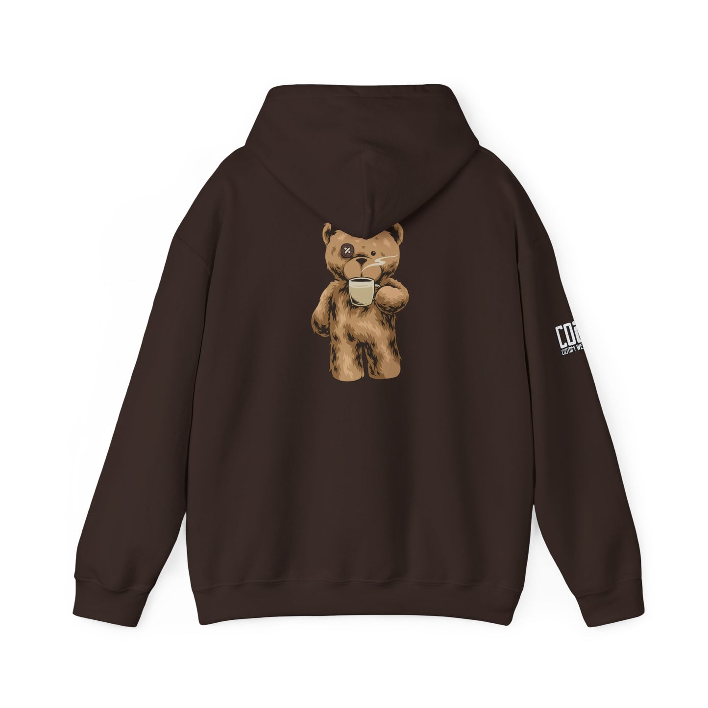 I Need A Huge Coffee Hoodie Sweatshirt, Gift for Friends, Cute Bear Design, Winter Wardrobe Staple, Snuggle Up Wear
