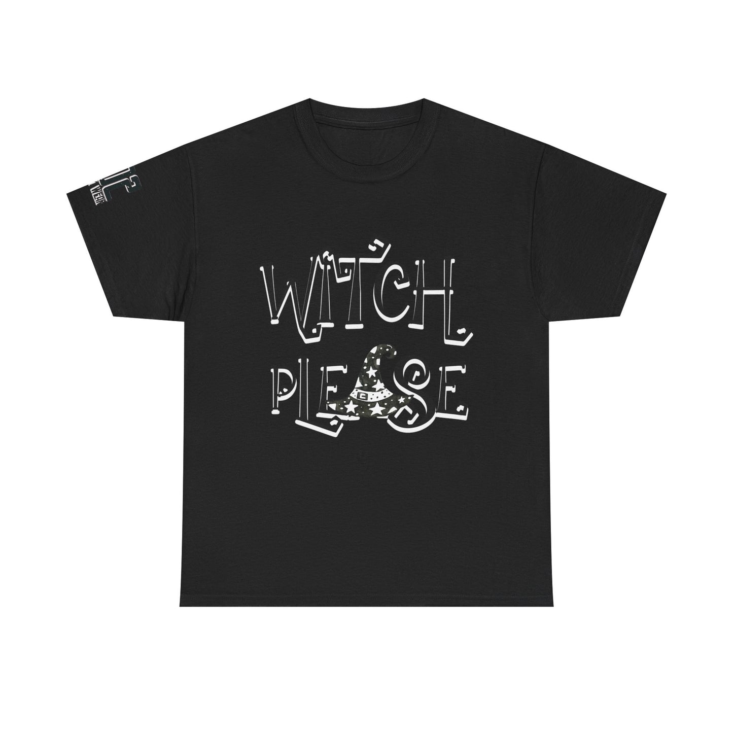 Witch Please Unisex Heavy Cotton Tee | Halloween Shirt, Funny Tee, Witchy Apparel, Gift for Her, Casual Wear