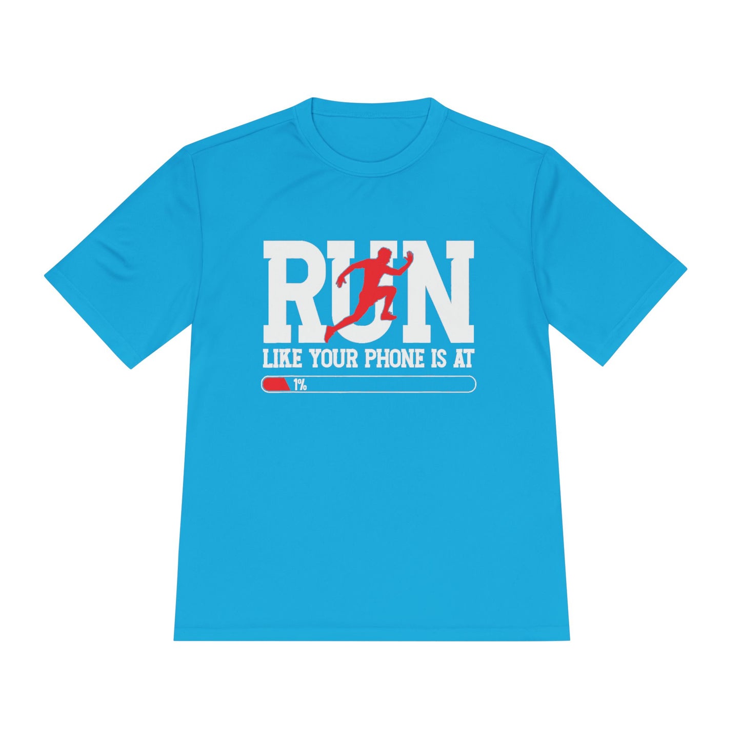 Running Humor Tee - Unisex Moisture Wicking T-Shirt for Fitness Lovers, Gift for Runners, Workout Shirt, Casual Wear, Running Gift