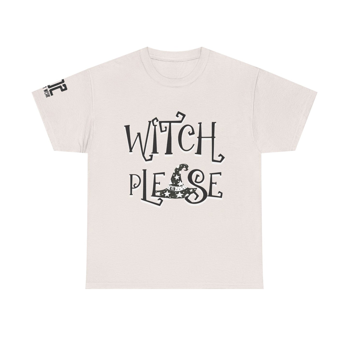 Witch Please Unisex Heavy Cotton Tee | Halloween Shirt, Funny Tee, Witchy Apparel, Gift for Her, Casual Wear
