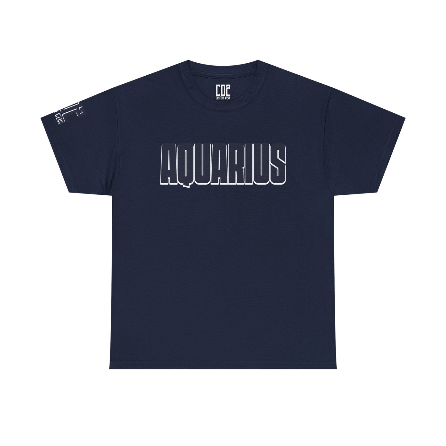 Aquarius Unisex Heavy Cotton Tee, Astrology Shirt, Zodiac Gift, Horoscope Apparel, Birthday Present, Astrology Lovers Tee