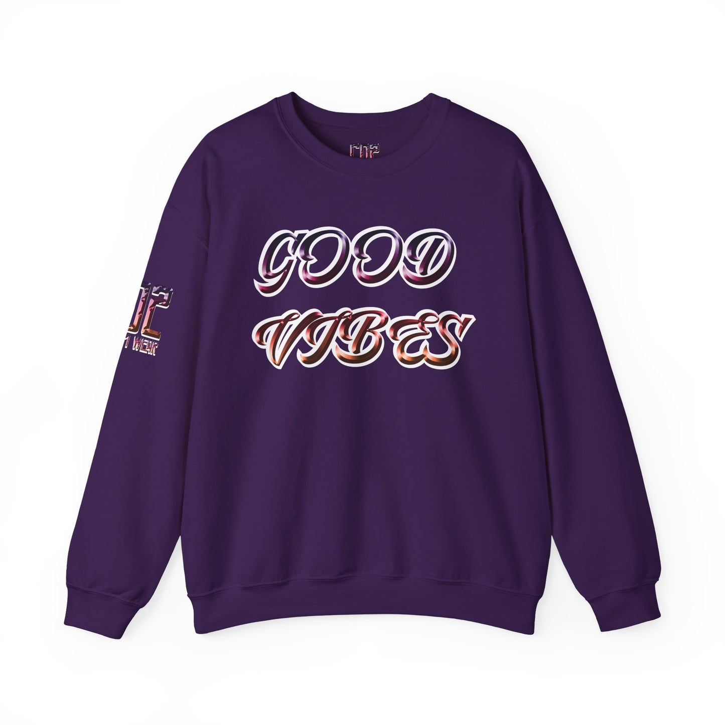 Good Vibes Unisex Sweatshirt, Cozy Crewneck for Relaxing, Gift for Friends, Unisex Fashion, Perfect for Celebrations