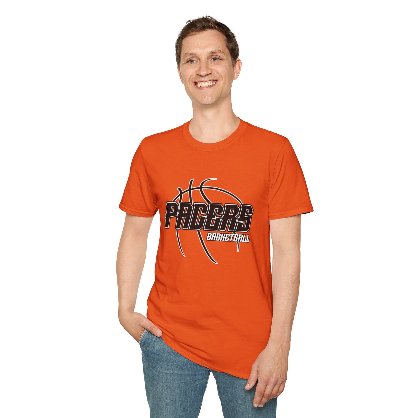 Pacers Basketball T-Shirt – Orange Tee