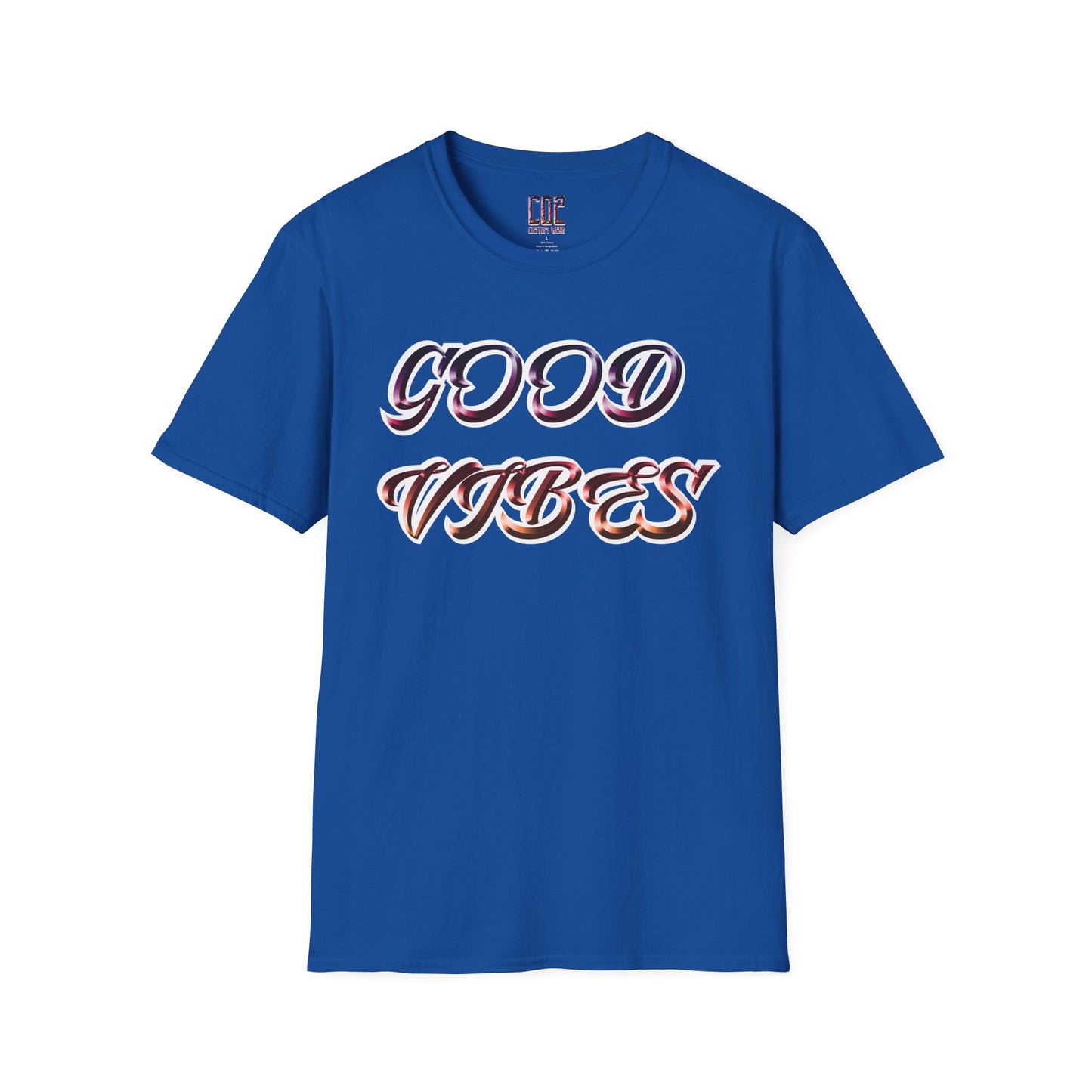 Good Vibes Unisex T-Shirt | Softstyle Tee for Casual Days, Vacation Wear, Gift, Fun Summer Style