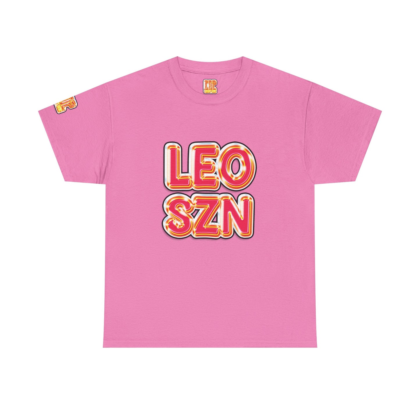 LEO SZN Unisex Heavy Cotton Tee, Zodiac Shirt, Astrology Gift, Birthday Apparel, Casual Wear, Summer Fashion, Trendy Style, Leo Season