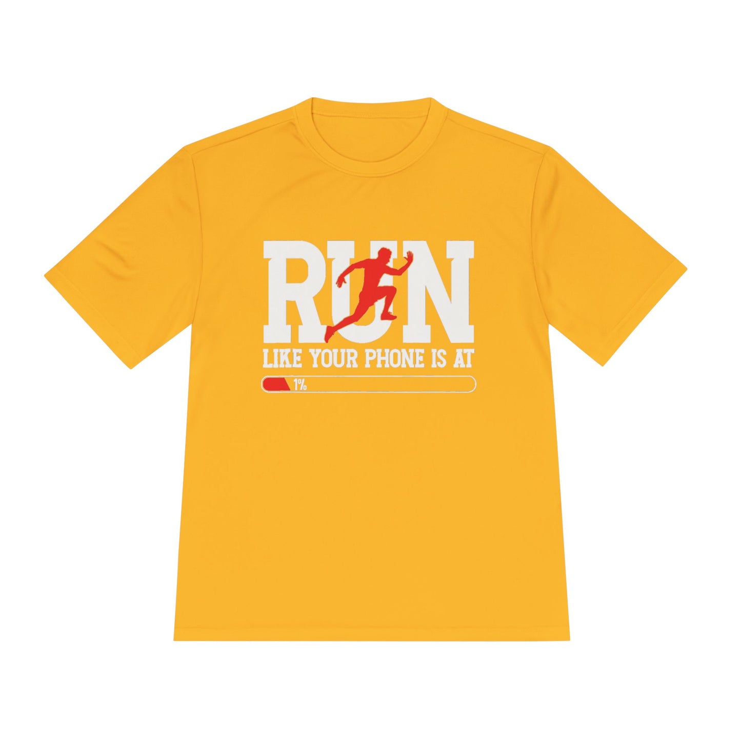 Running Humor Tee - Unisex Moisture Wicking T-Shirt for Fitness Lovers, Gift for Runners, Workout Shirt, Casual Wear, Running Gift