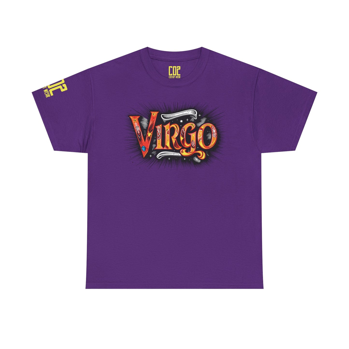Virgo Zodiac Unisex Heavy Cotton Tee | Astrology Shirt, Horoscope Gift, Birthday Tee, Celestial Wear, Virgo Apparel