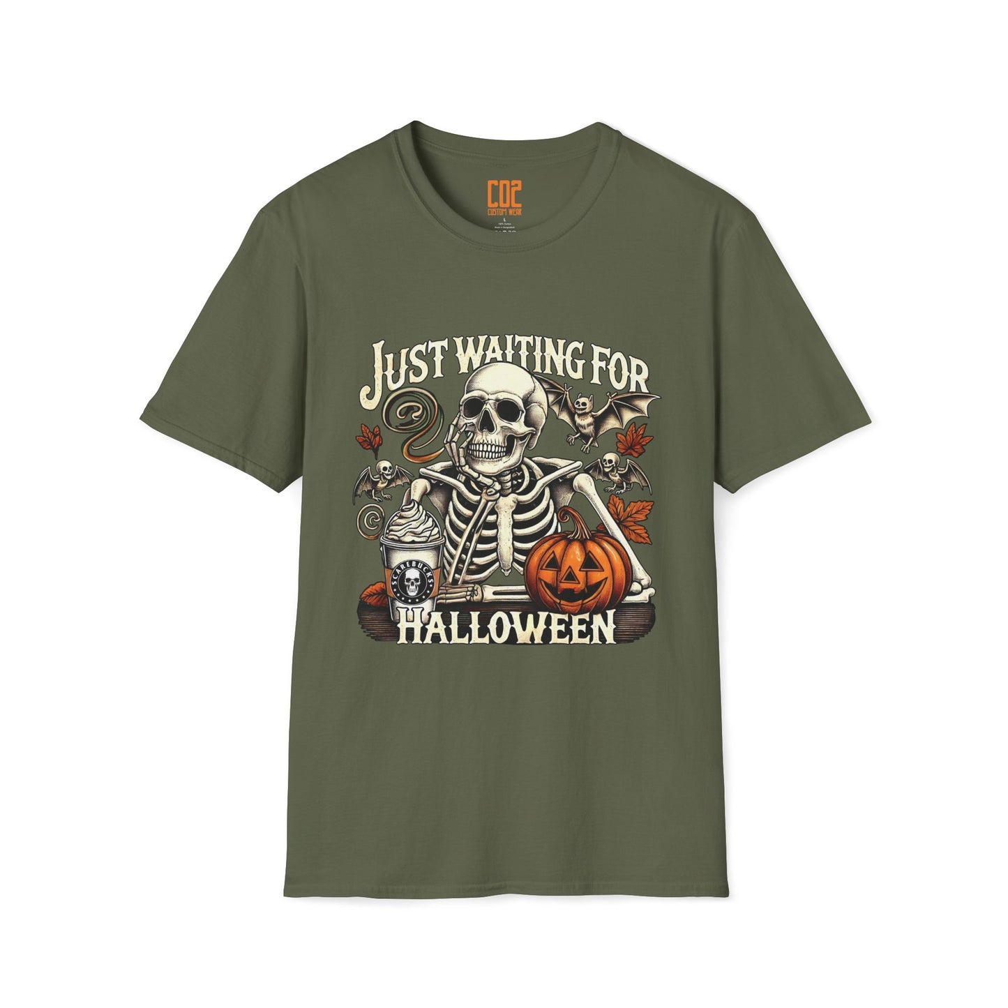 Halloween Skeleton Unisex T-Shirt, Spooky Graphic Tee, Fall Fashion, Halloween Costume Tee, Trick or Treat Shirt, Halloween Gift