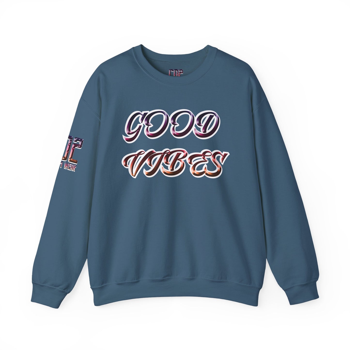 Good Vibes Unisex Sweatshirt, Cozy Crewneck for Relaxing, Gift for Friends, Unisex Fashion, Perfect for Celebrations