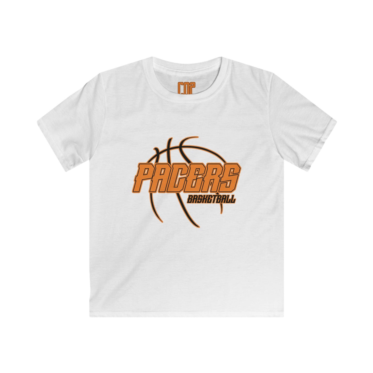 Pacers Basketball Graphic Youth T-Shirt- White Tee