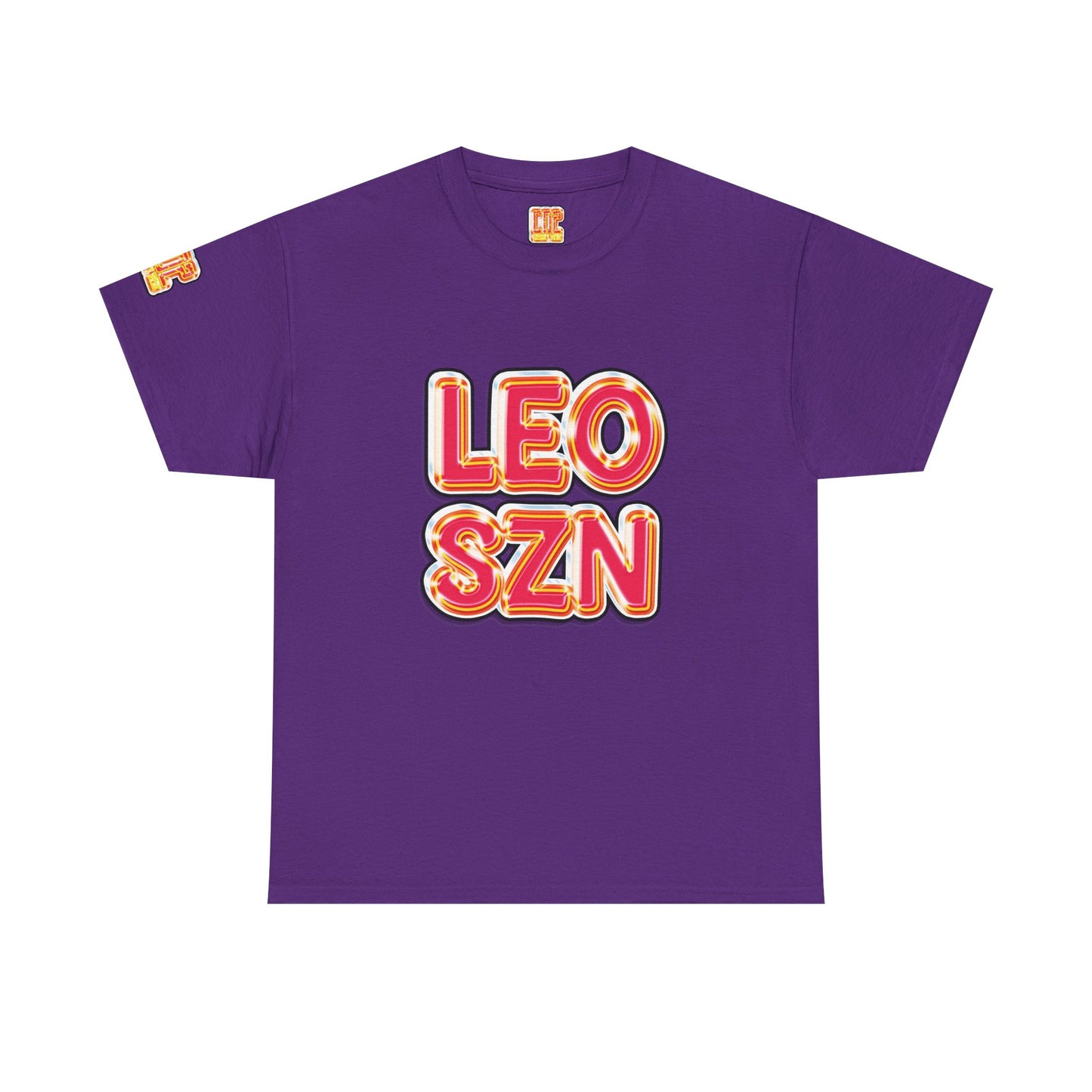 LEO SZN Unisex Heavy Cotton Tee, Zodiac Shirt, Astrology Gift, Birthday Apparel, Casual Wear, Summer Fashion, Trendy Style, Leo Season