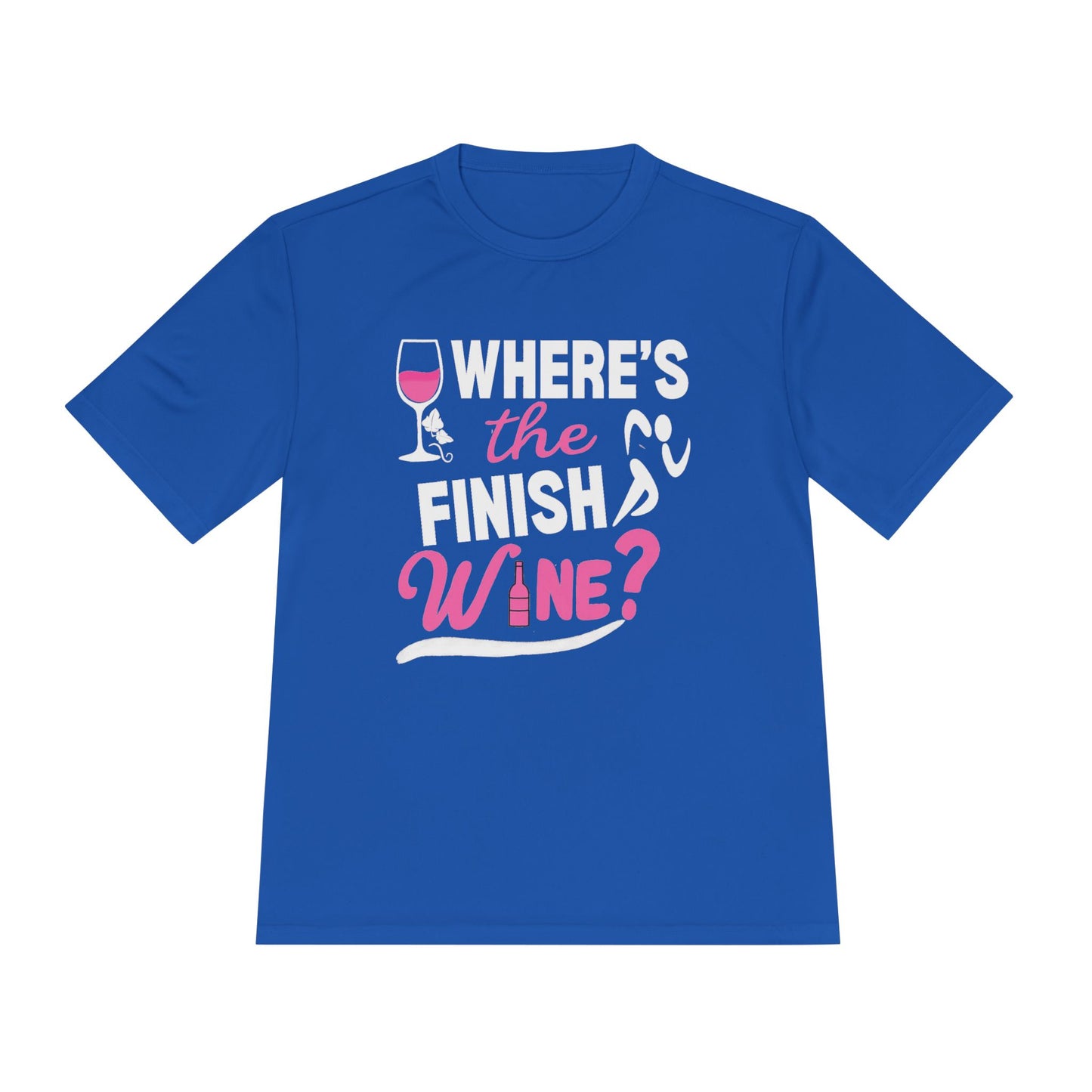Wine-Themed Unisex Moisture Wicking Tee for Wine Lovers, Gift for Birthdays, Parties, Outdoor Events, Fun Wine Apparel