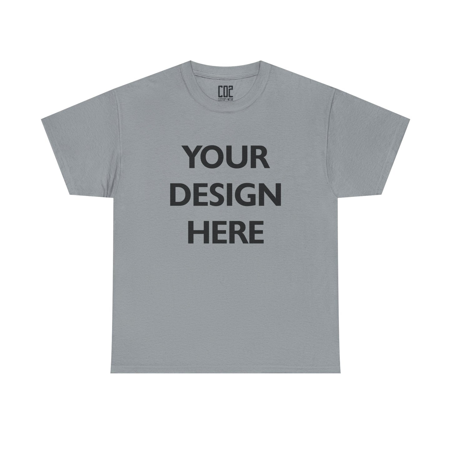 Unisex Heavy Cotton Tee - Customizable Graphic Shirt, Casual Wear, Gift for Him/Her, Birthday Present, Everyday Style