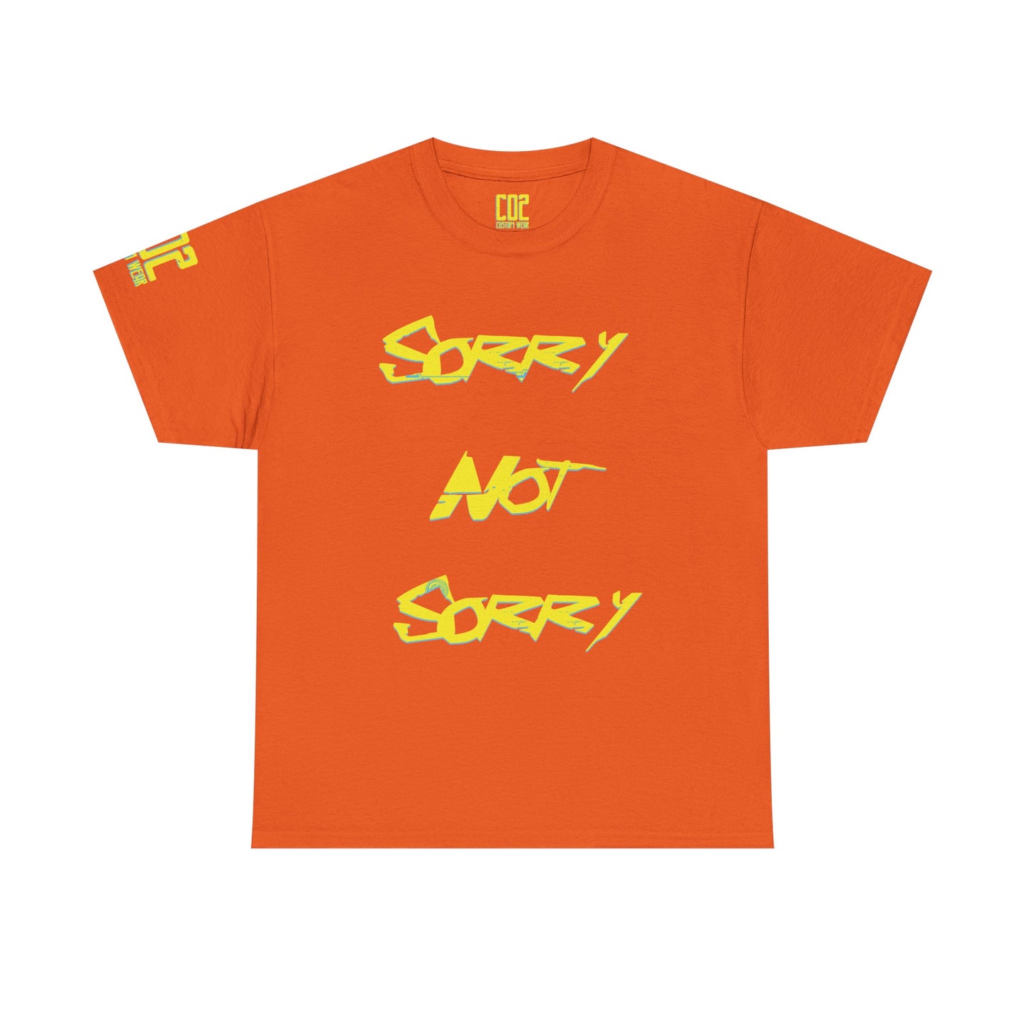 Sorry Not Sorry Shirt, Statement Graphic Tee, Casual Unisex Top, Trendy Streetwear, Gift for Him/Her, Everyday Wear